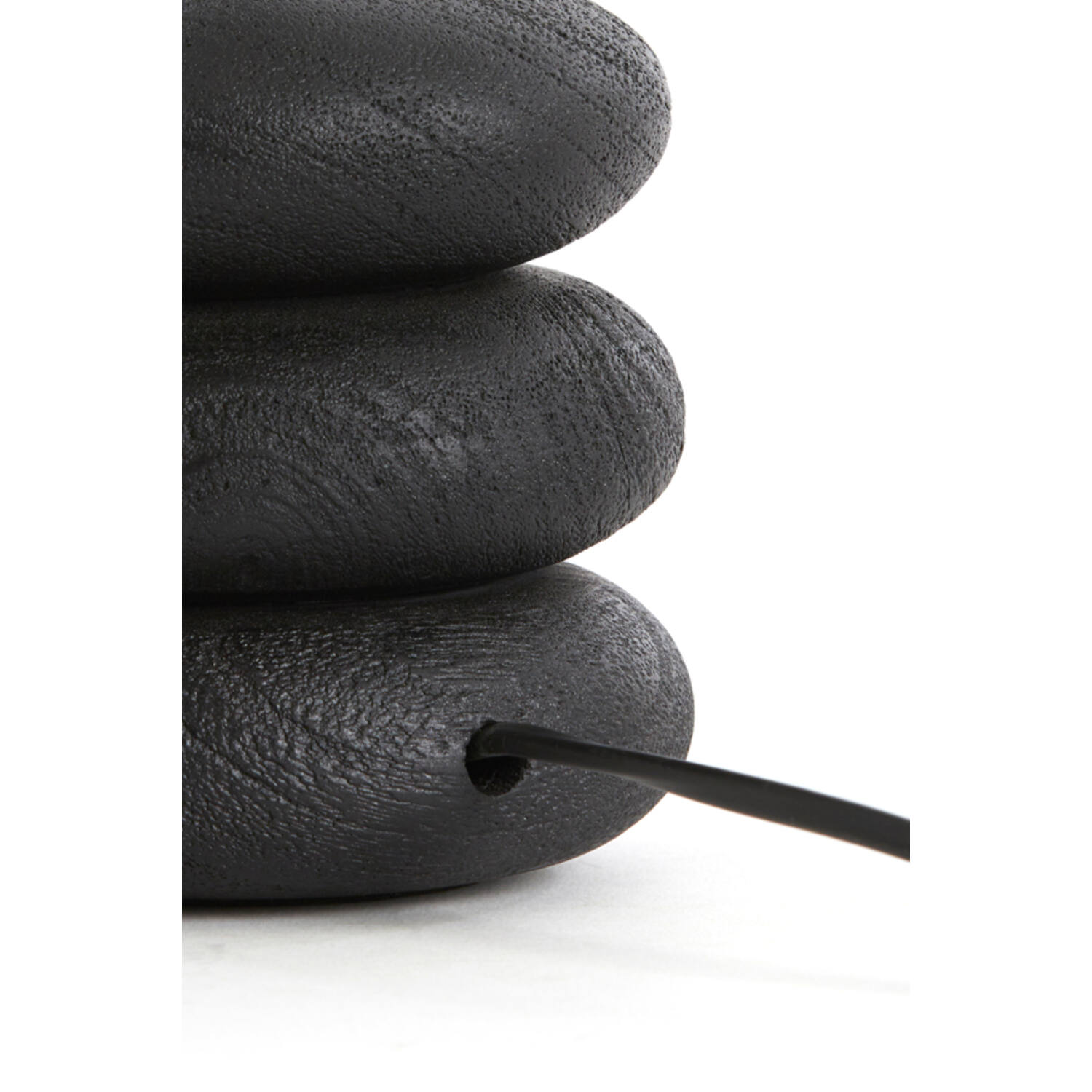 Lamp base Ø12x12 cm BUDONGO wood black