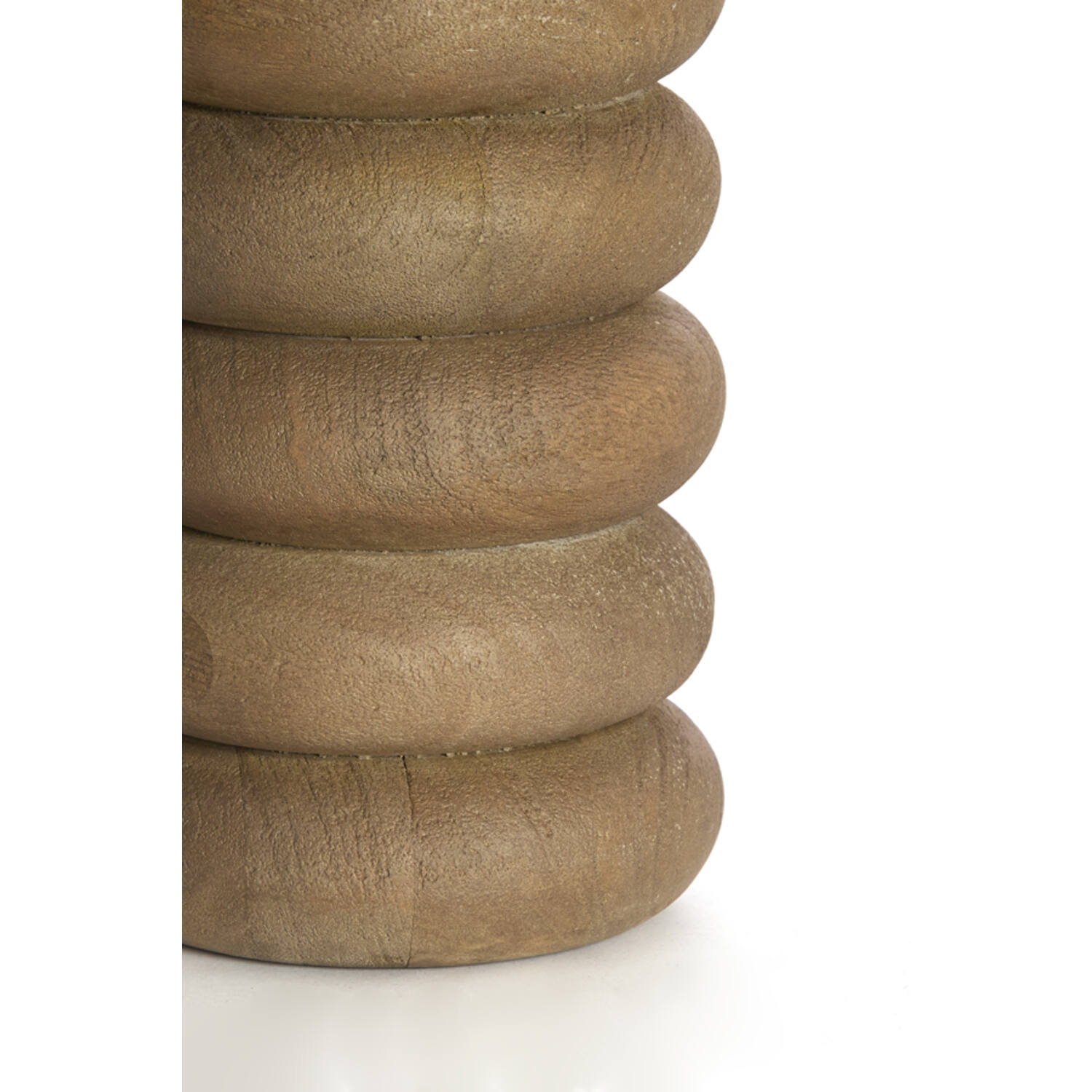 Lamp base Ø12x21 cm BUDONGO wood grey-dark brown