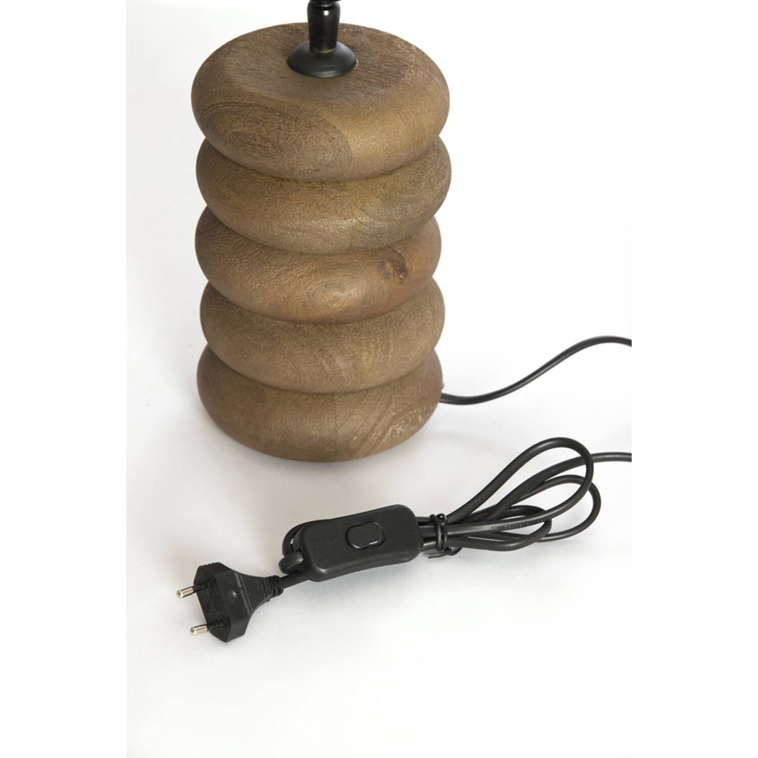 Lamp base Ø12x21 cm BUDONGO wood grey-dark brown