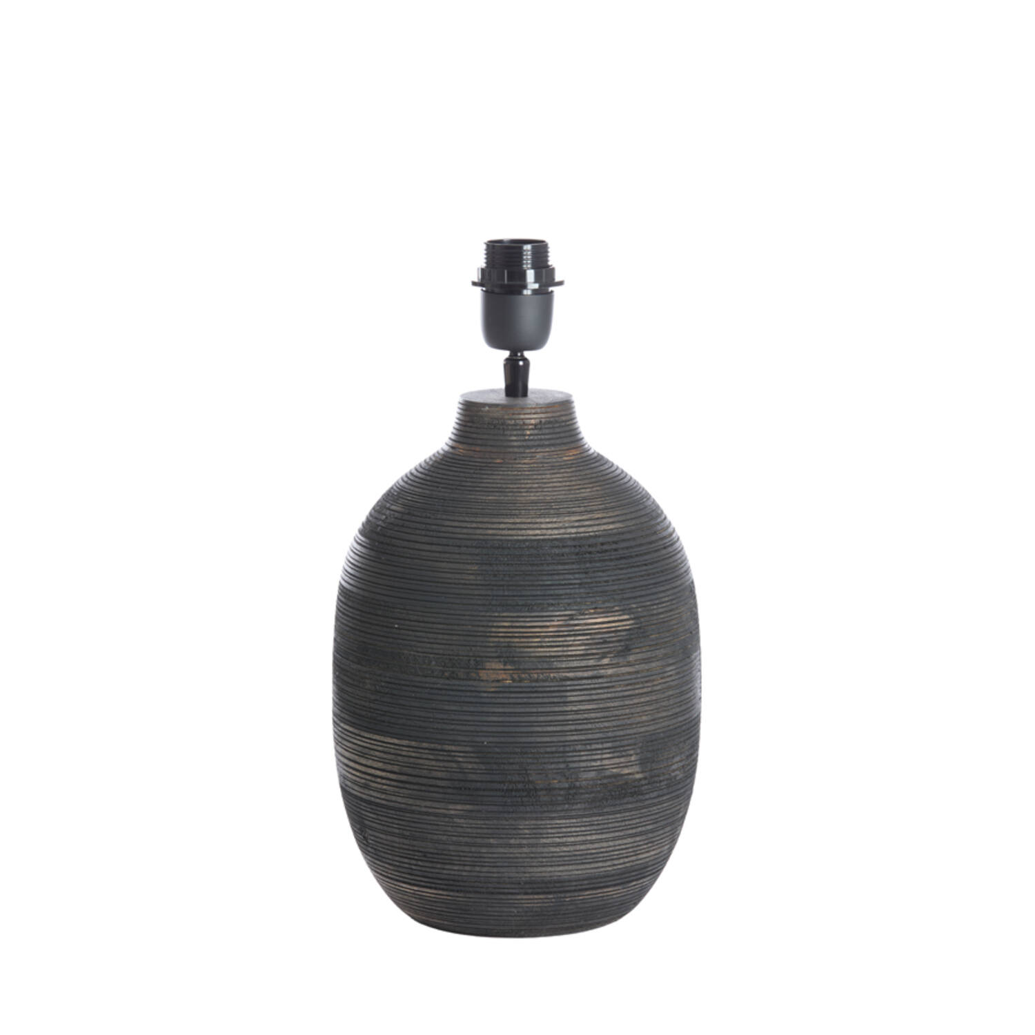 Pie de lámpara Ø22x39 cm KHOMAI madera marrón antiguo