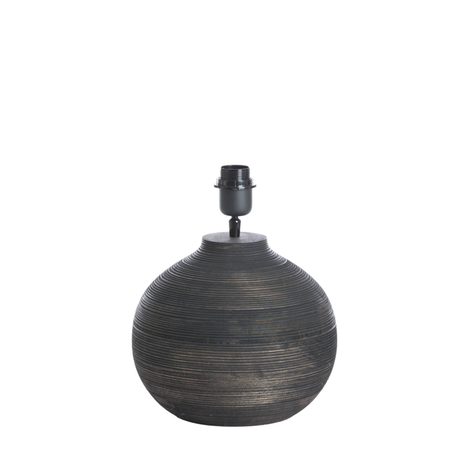 Lamp base Ø26x31,5 cm KHOMAI wood antique brown