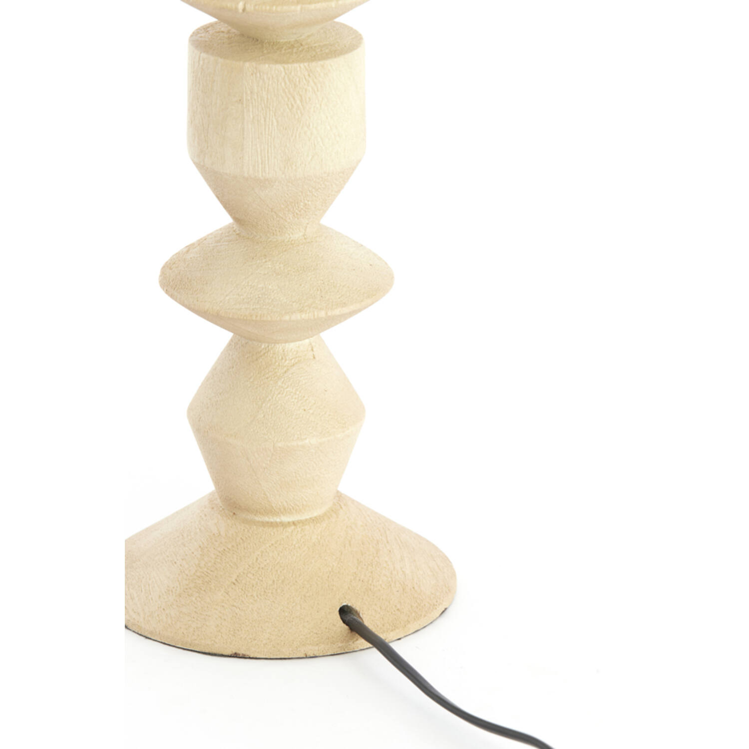 Lamp base Ø15x53 cm EDIE wood matt natural