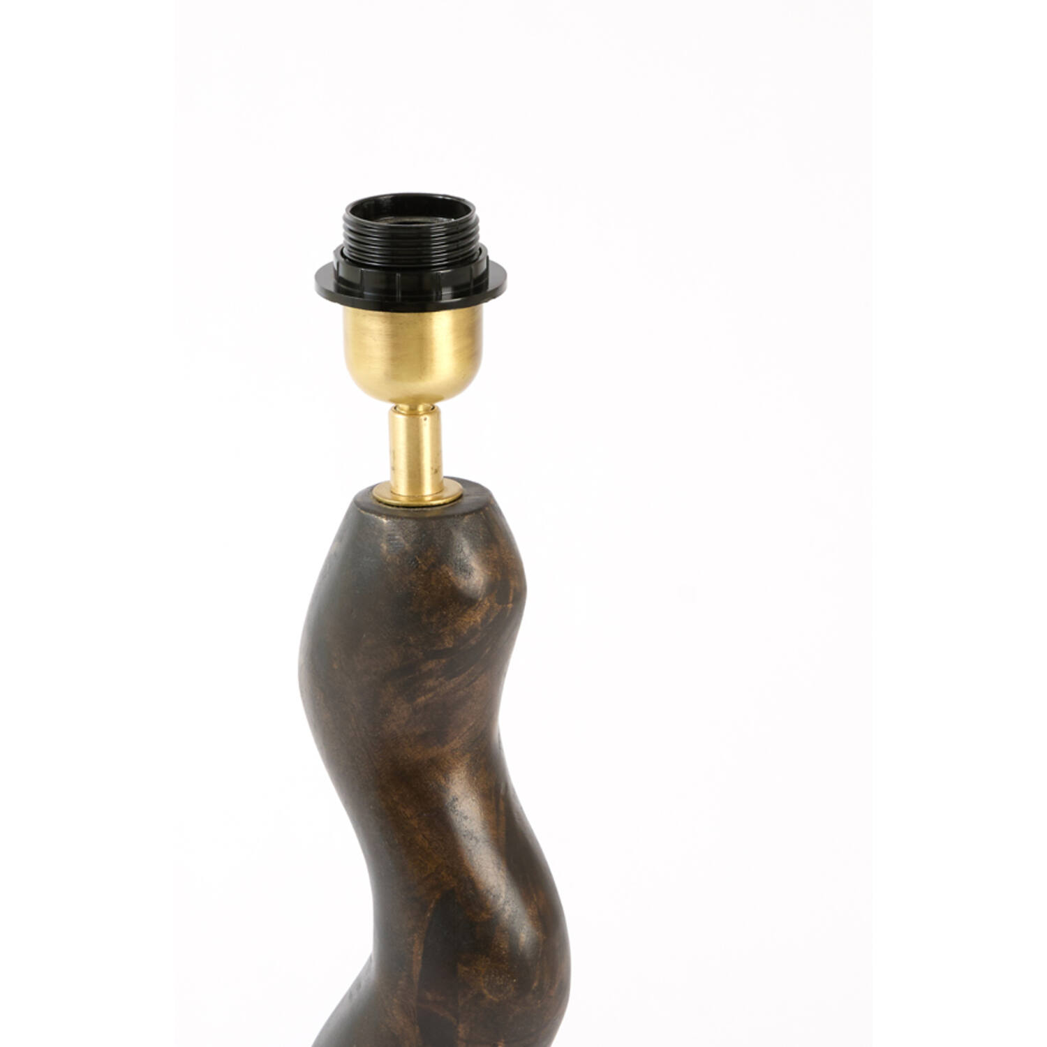 Lamp base 15x15x57 cm VIKA wood chocolate brown