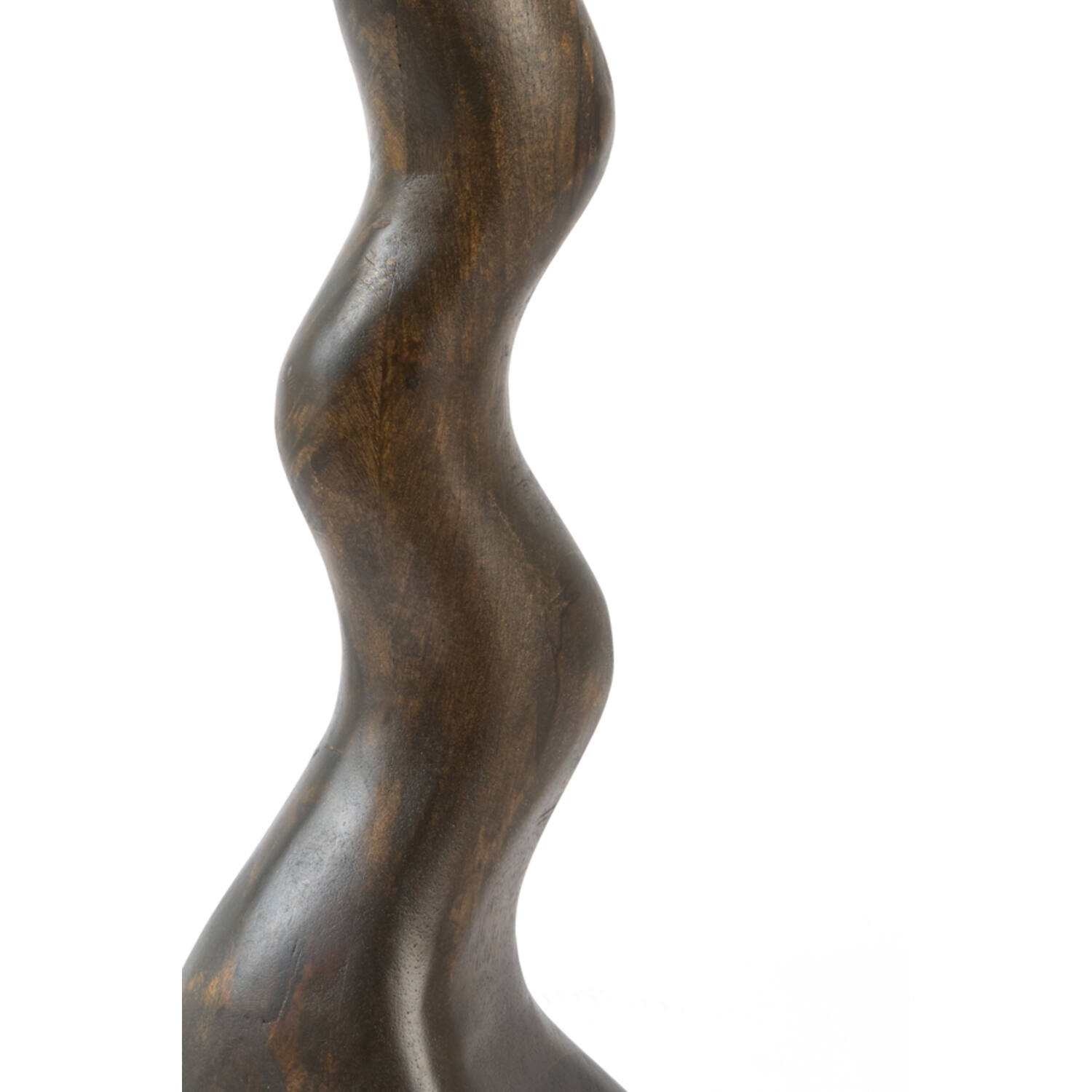 Lamp base 15x15x57 cm VIKA wood chocolate brown