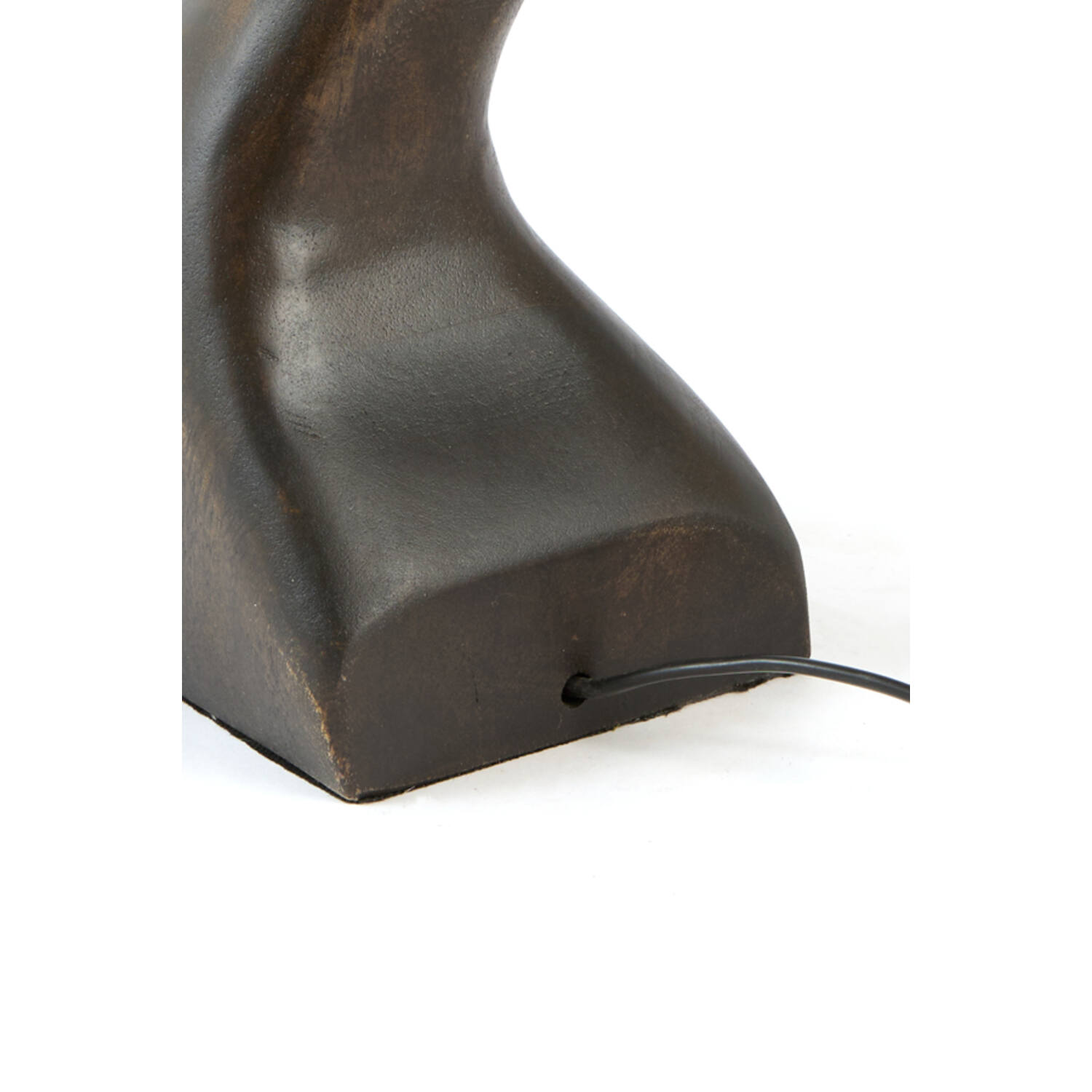 Lamp base 15x15x57 cm VIKA wood chocolate brown