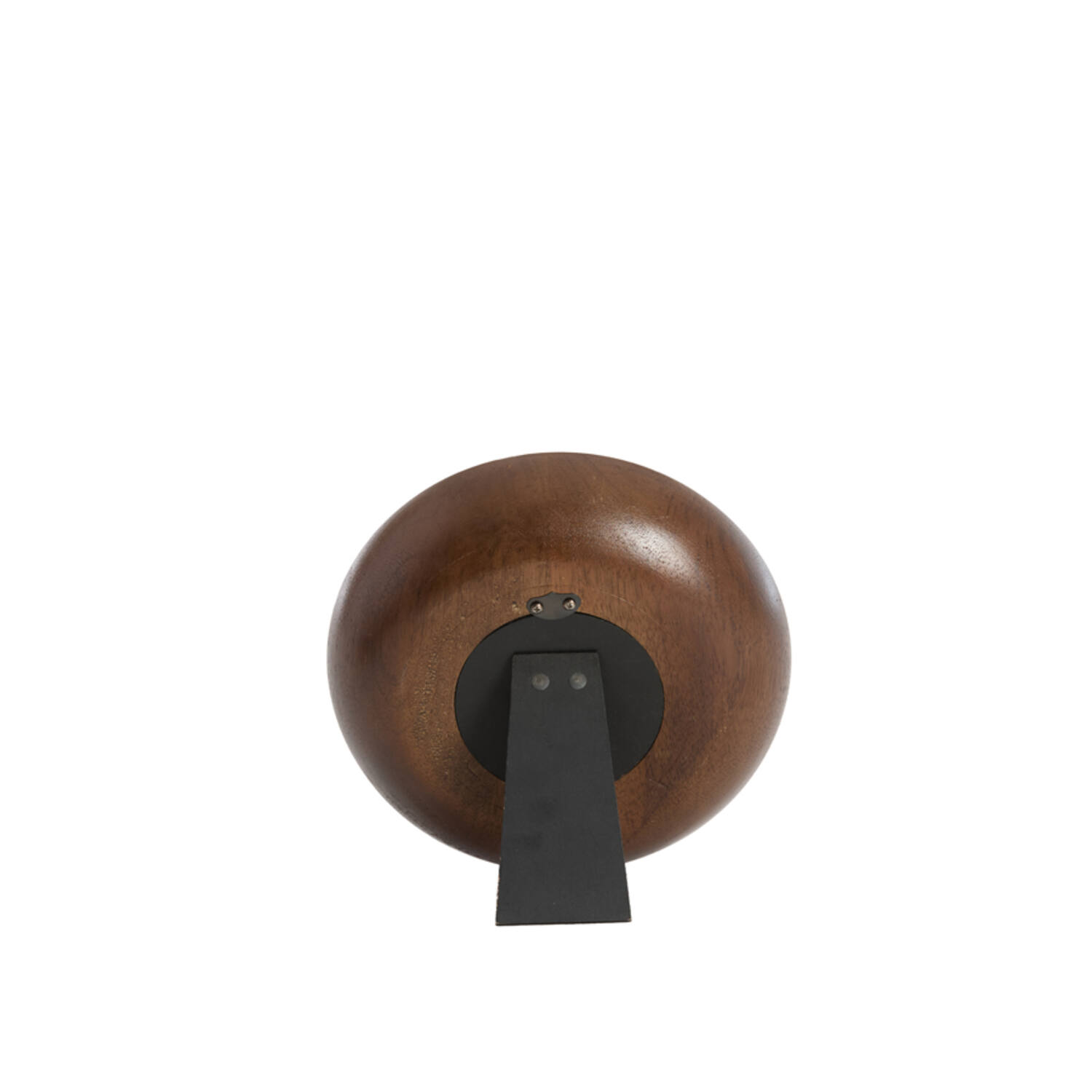 Klok Ø20 cm VETI mango hout bruin+goud