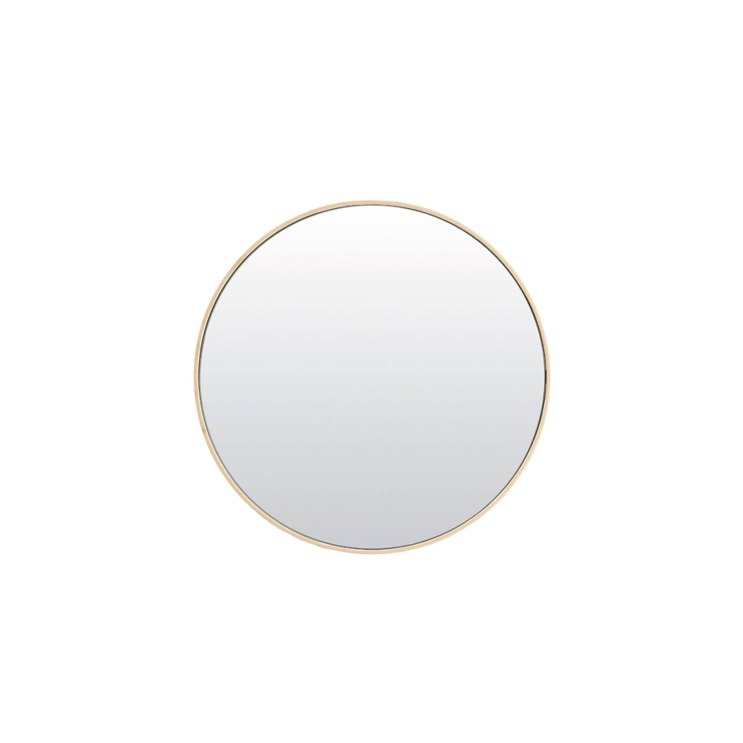 Espejo Ø50 cm ESPEJO vidrio claro+crema