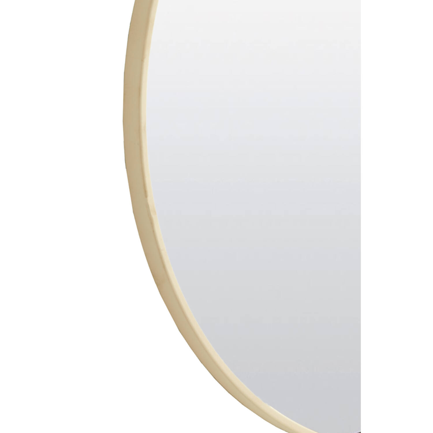 Mirror Ø70 cm ESPEJO glass clear+cream
