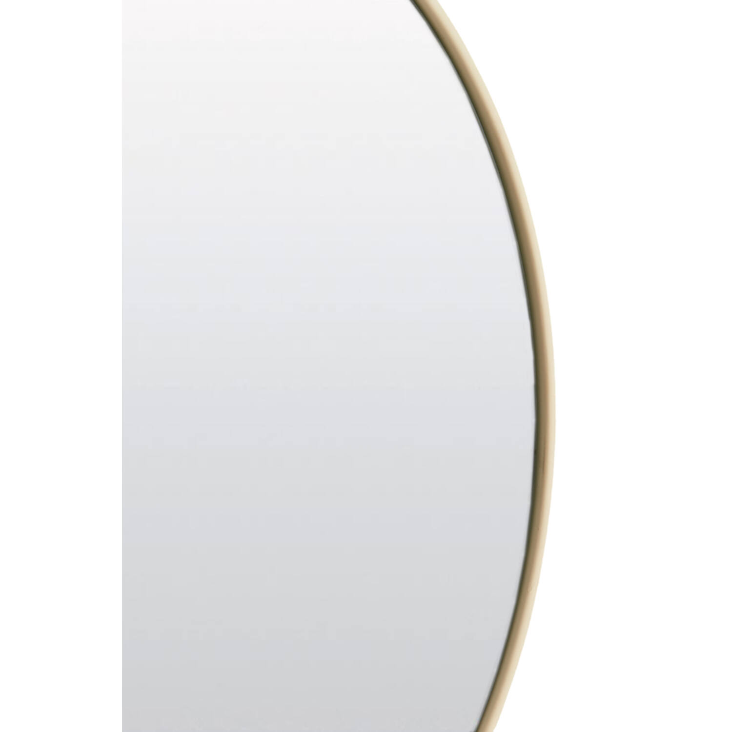 Mirror Ø70 cm ESPEJO glass clear+cream