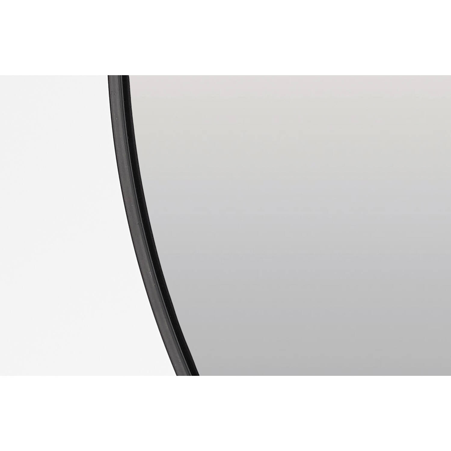 Spiegel Ø70 cm ESPEJO helder glas+zwart