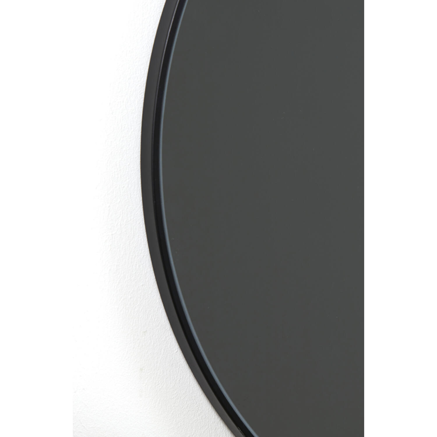 Spiegel Ø70 cm ESPEJO helder glas+zwart