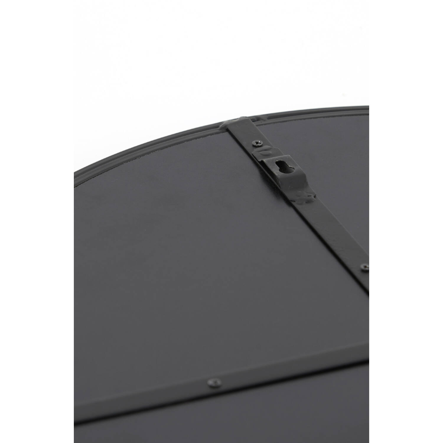 Spiegel Ø70 cm ESPEJO helder glas+zwart