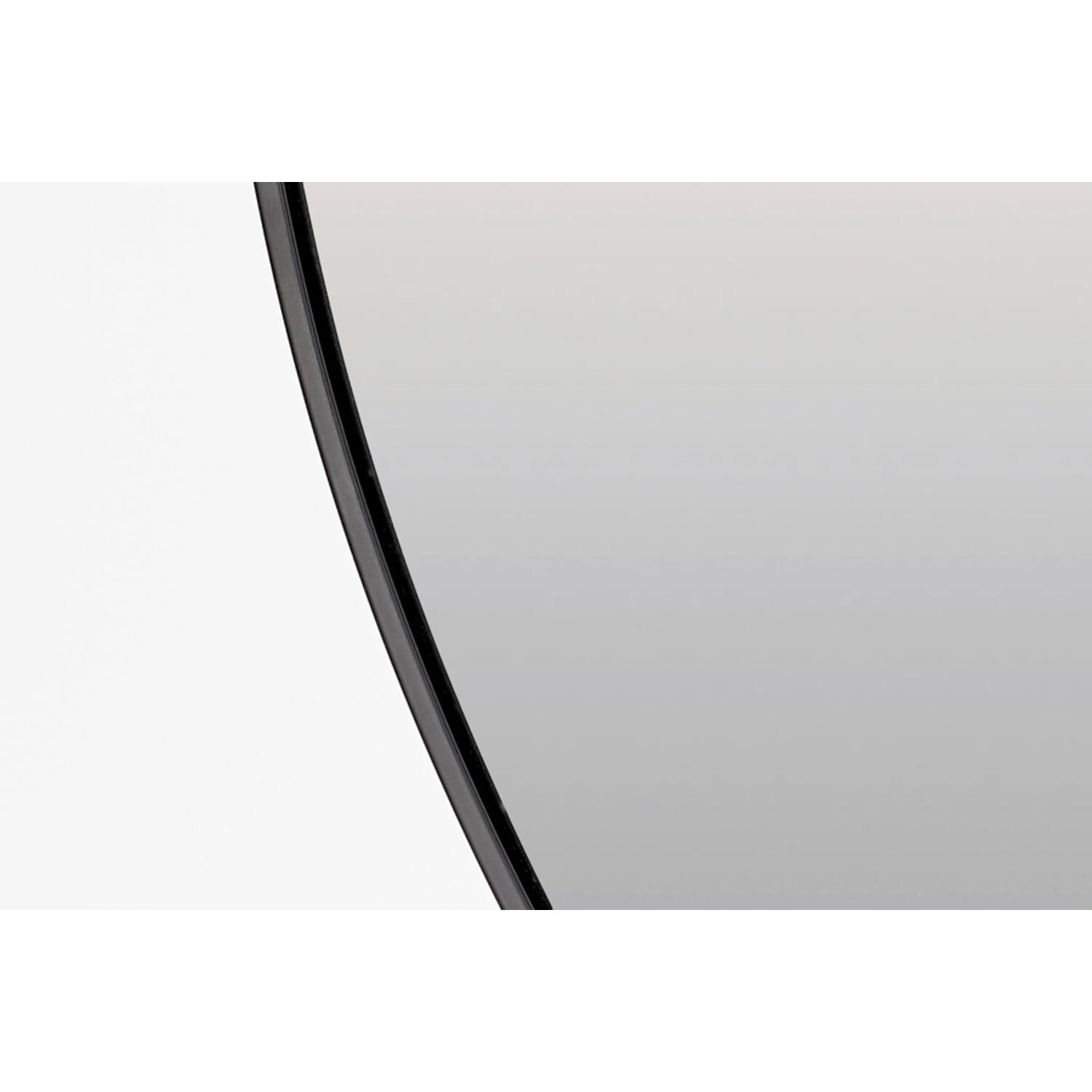Spiegel Ø116 cm ESPEJO helder glas+zwart