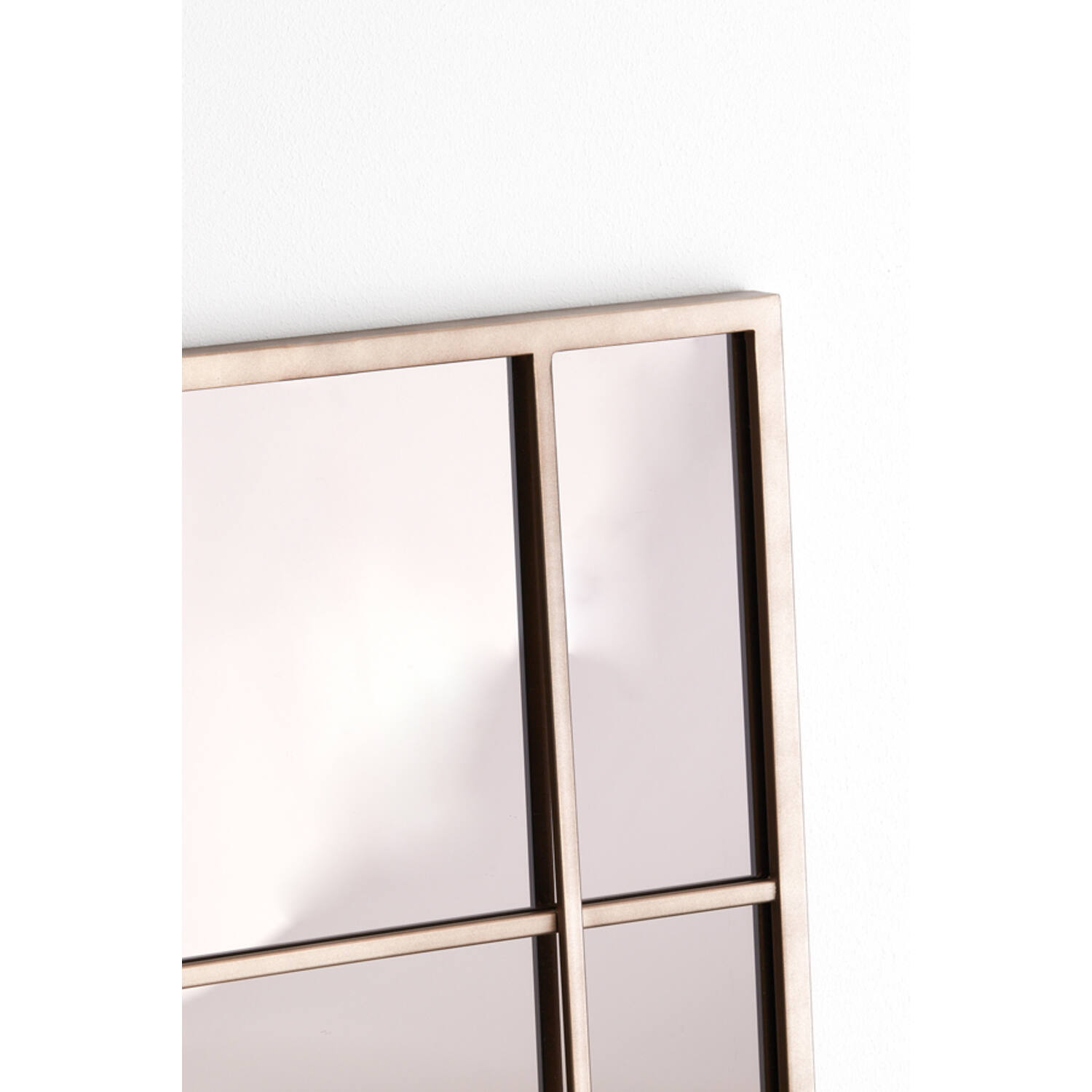 Spiegel 50x3x150 cm RINCON smoke glas+goud