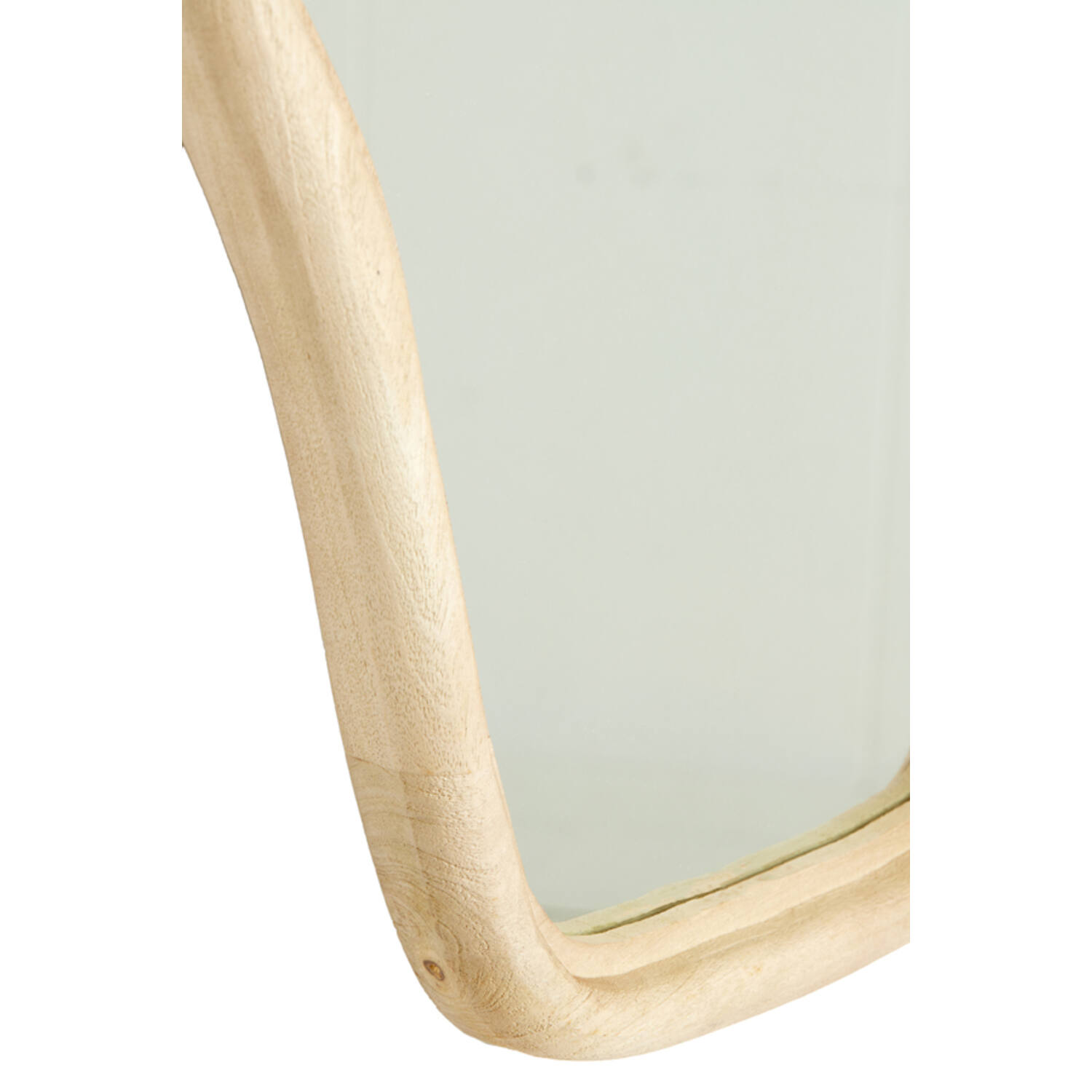 Spiegel 44x4x80 cm CELANO hout mat naturel