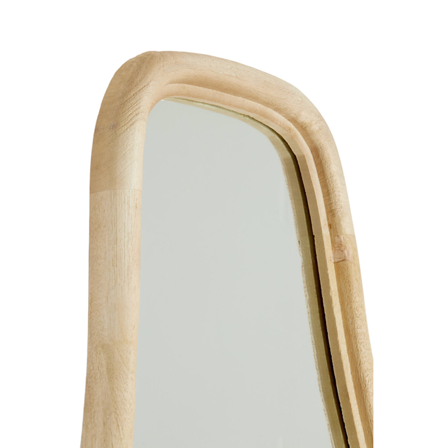 Spiegel 80x5x161 cm CELANO hout mat naturel