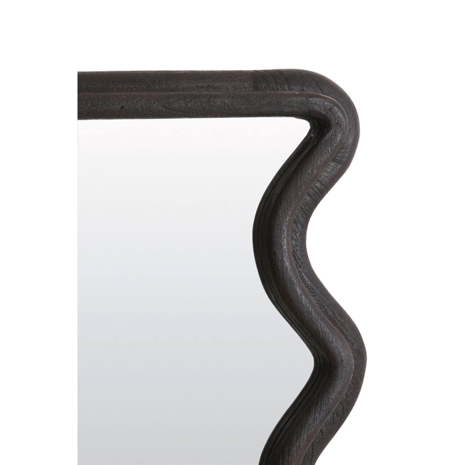 Spiegel 62x6x120 cm ALIVA hout mat donker roodbruin