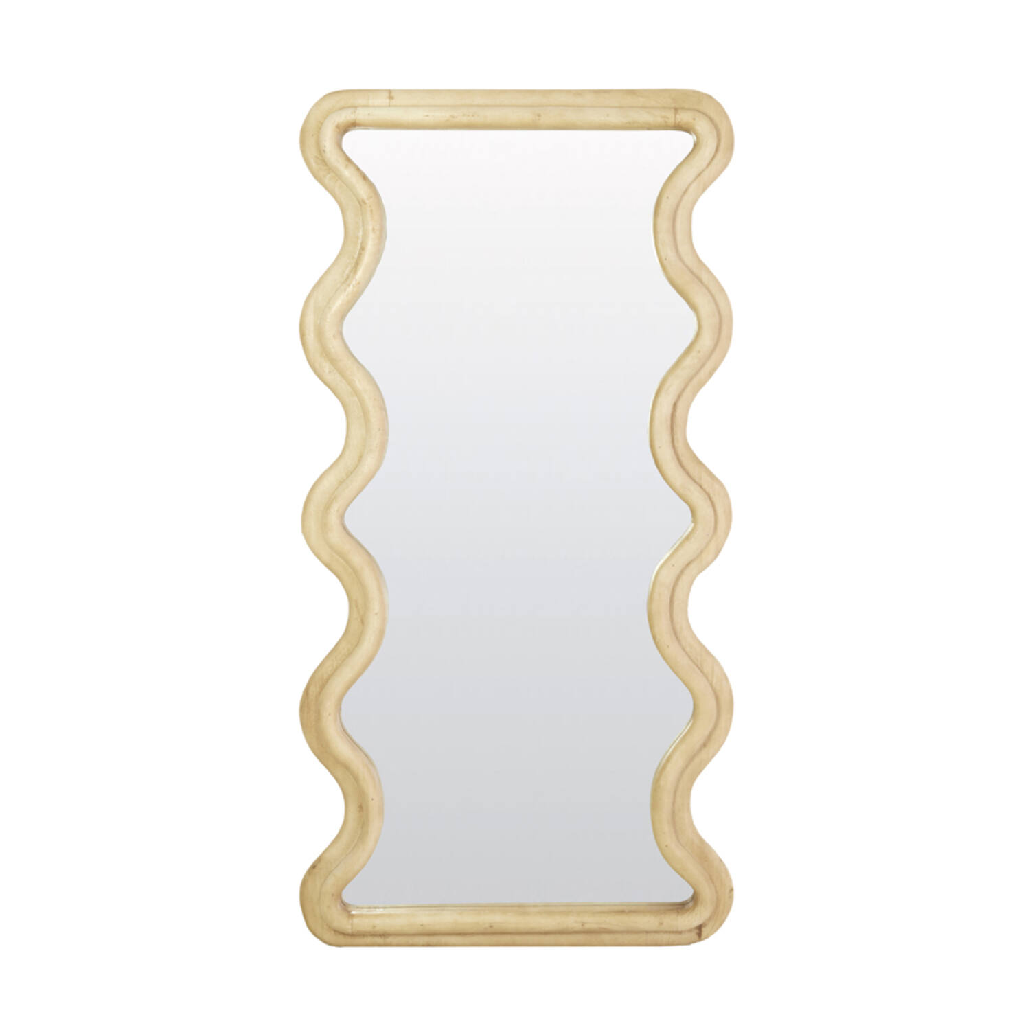Spiegel 81x6x160 cm ALIVA hout mat naturel
