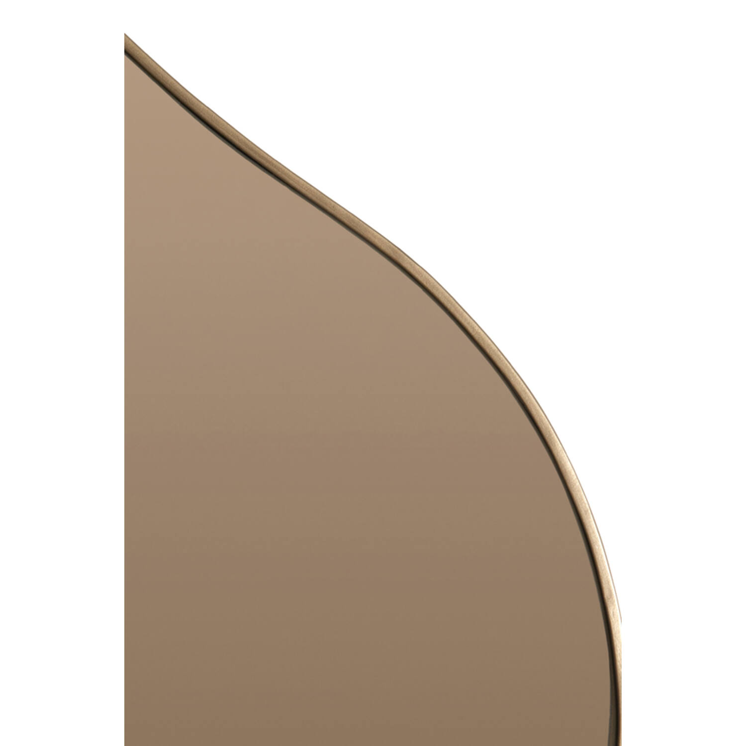 Spiegel 59x1,5x120,5 cm AZULA bruin glas+brons