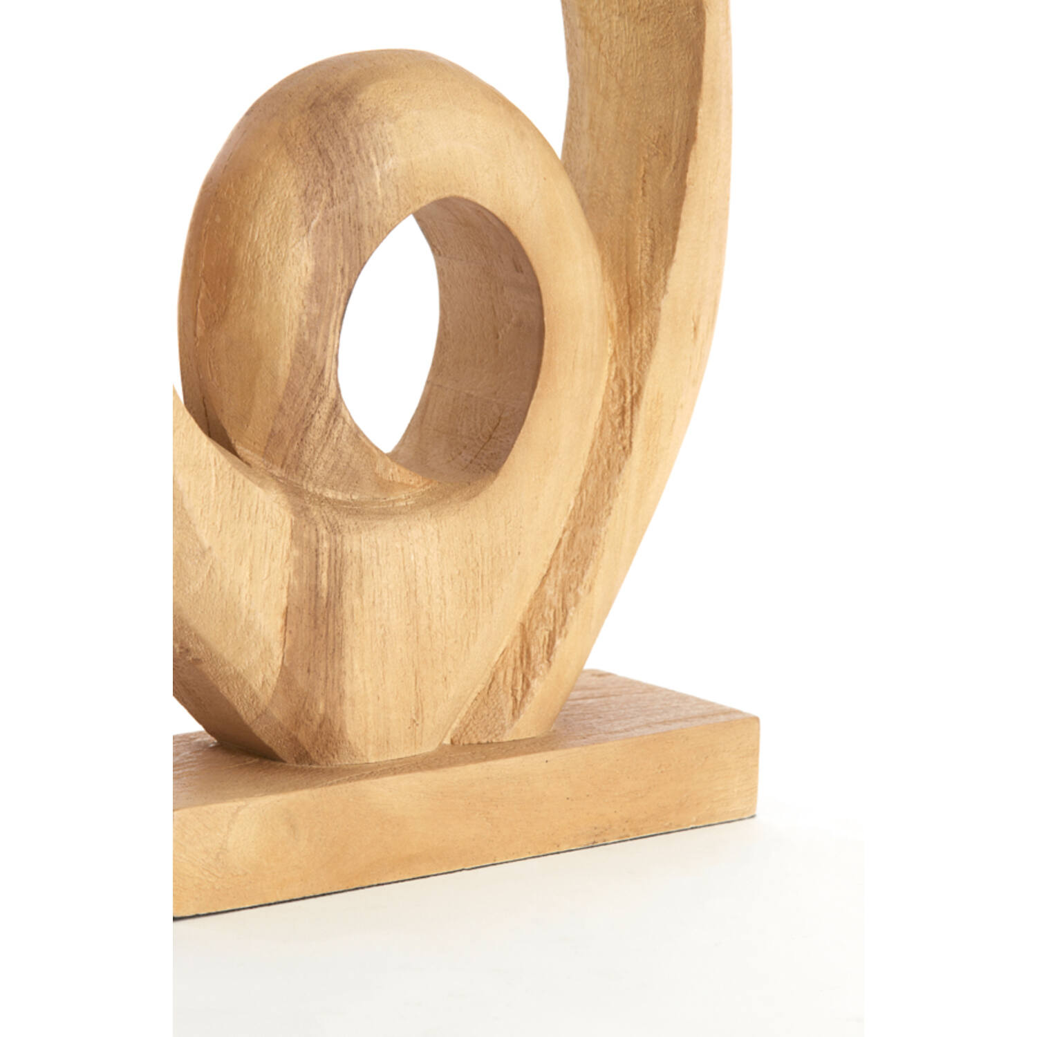 Ornament 30x9x46 cm RANDA wood matt natural