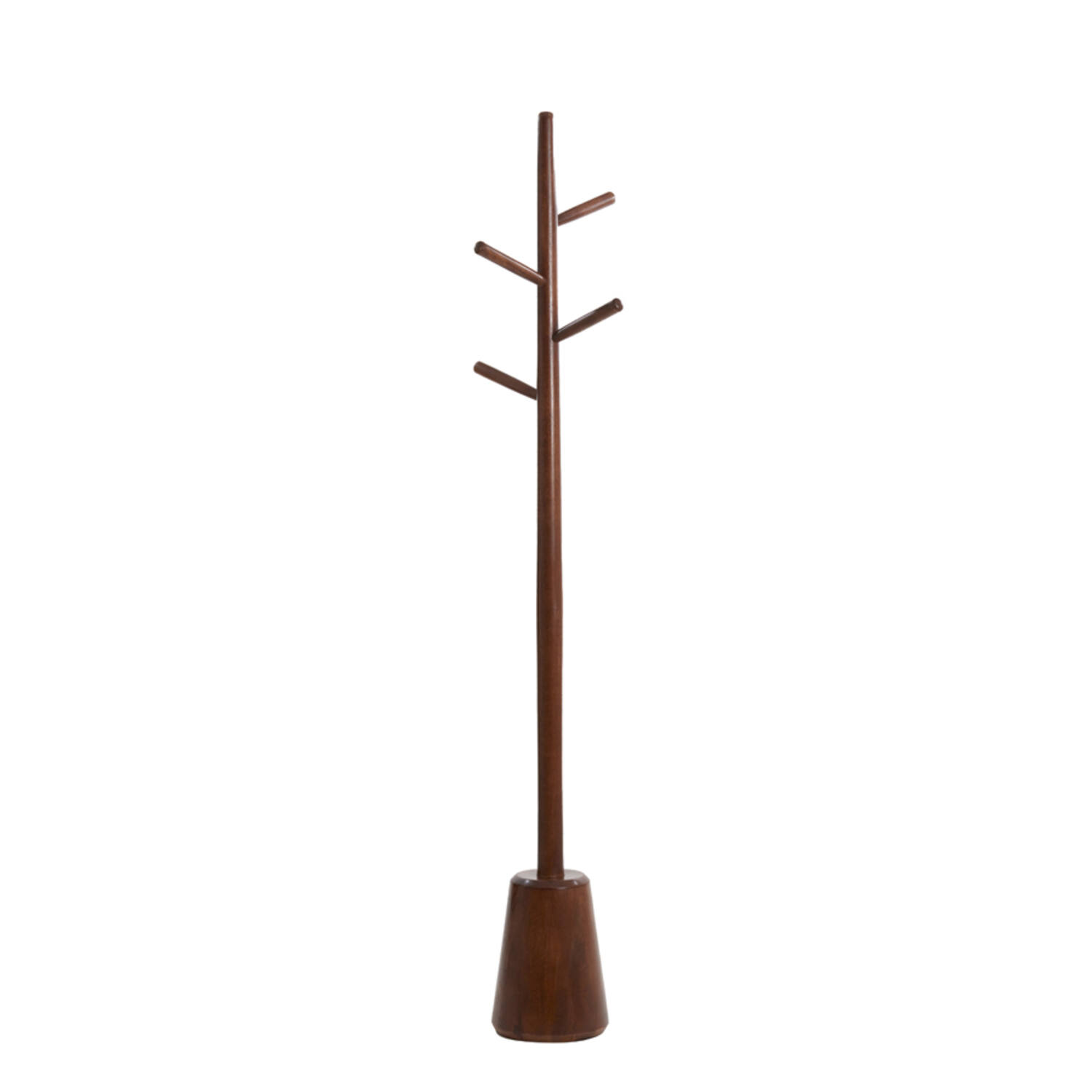 Kapstok Ø20x152 cm YENICE hout roodbruin
