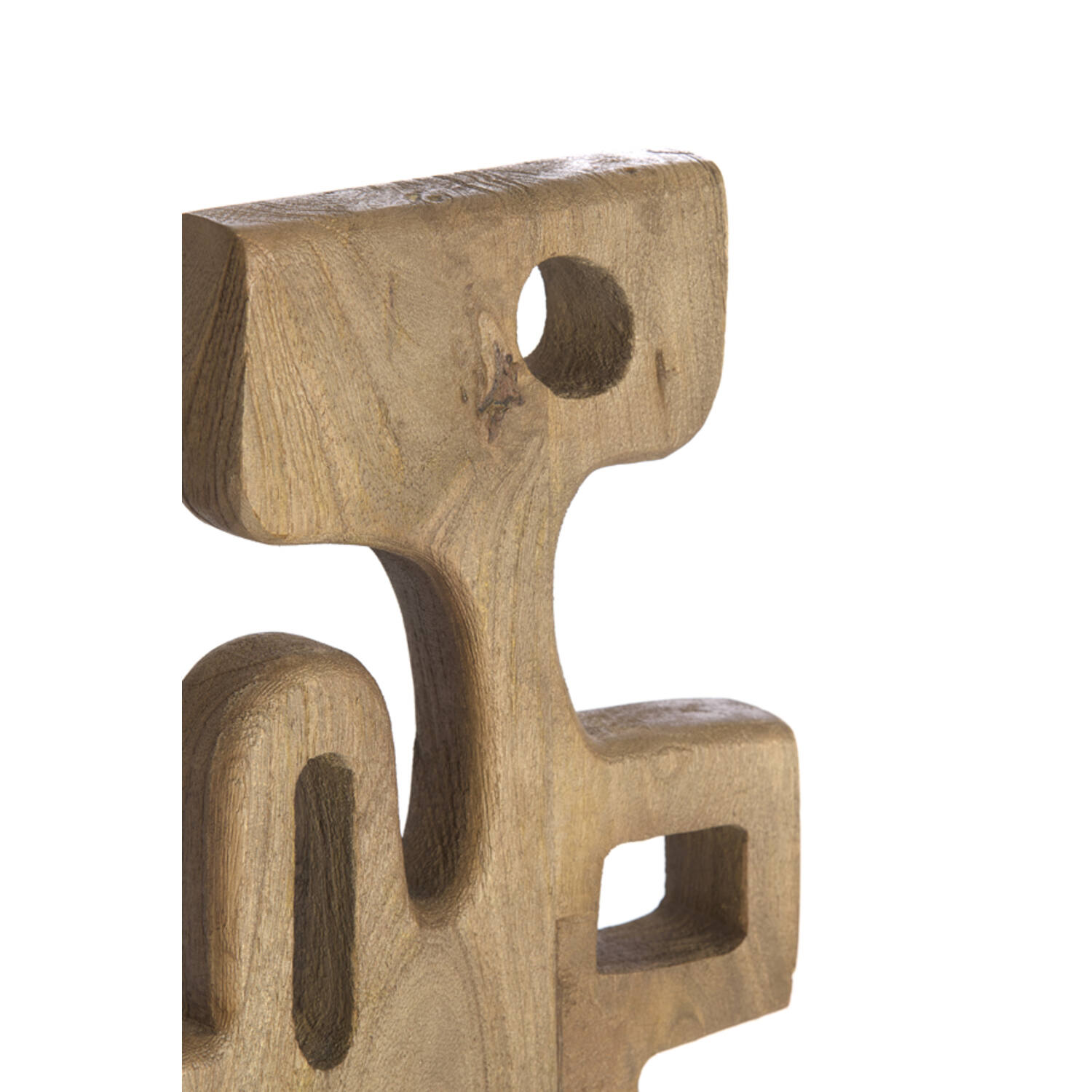 Ornament on base 20x9,5x38,5 cm SALA wood grey-dark brown