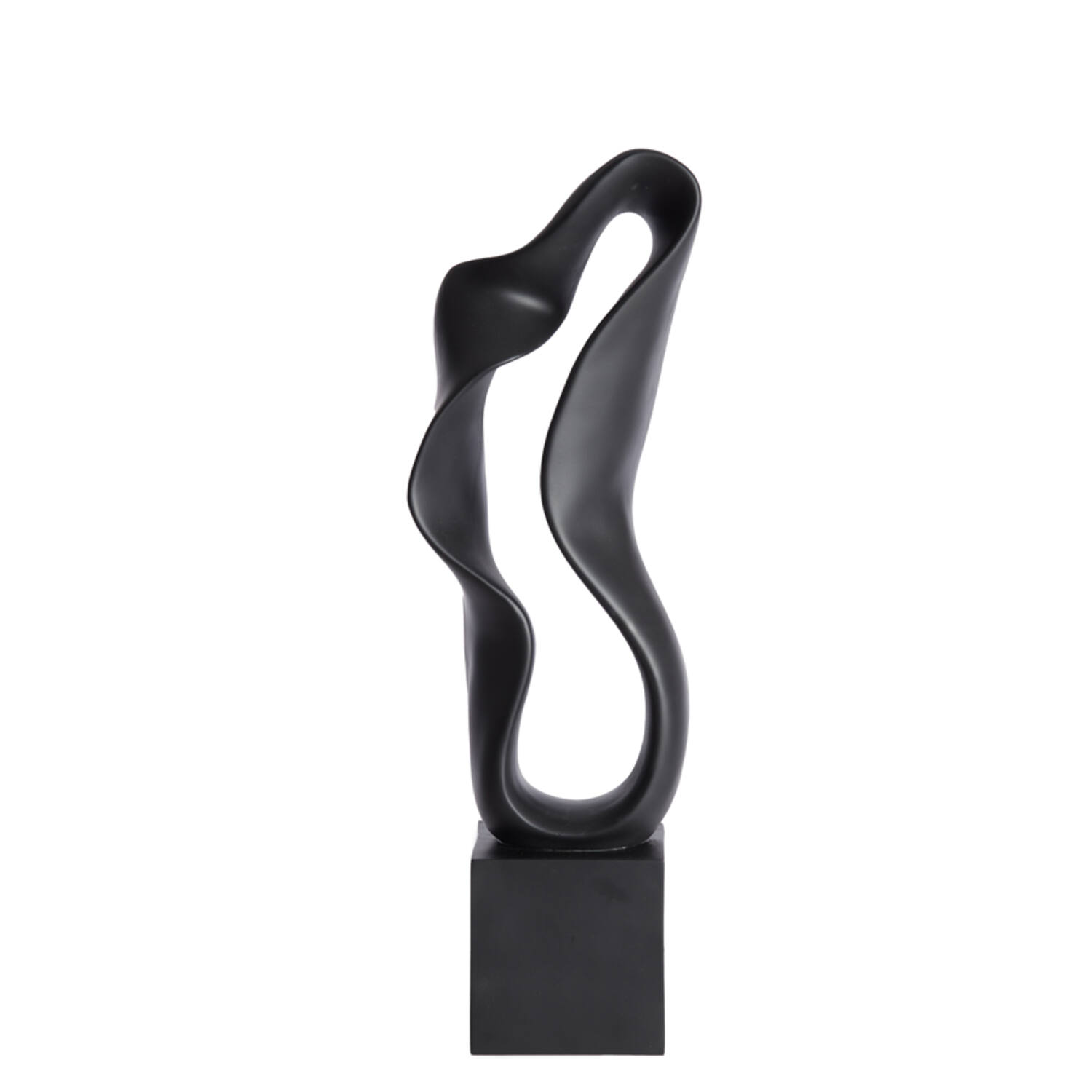 Ornament 21,5x15x69,5 cm NAJAC mat zwart