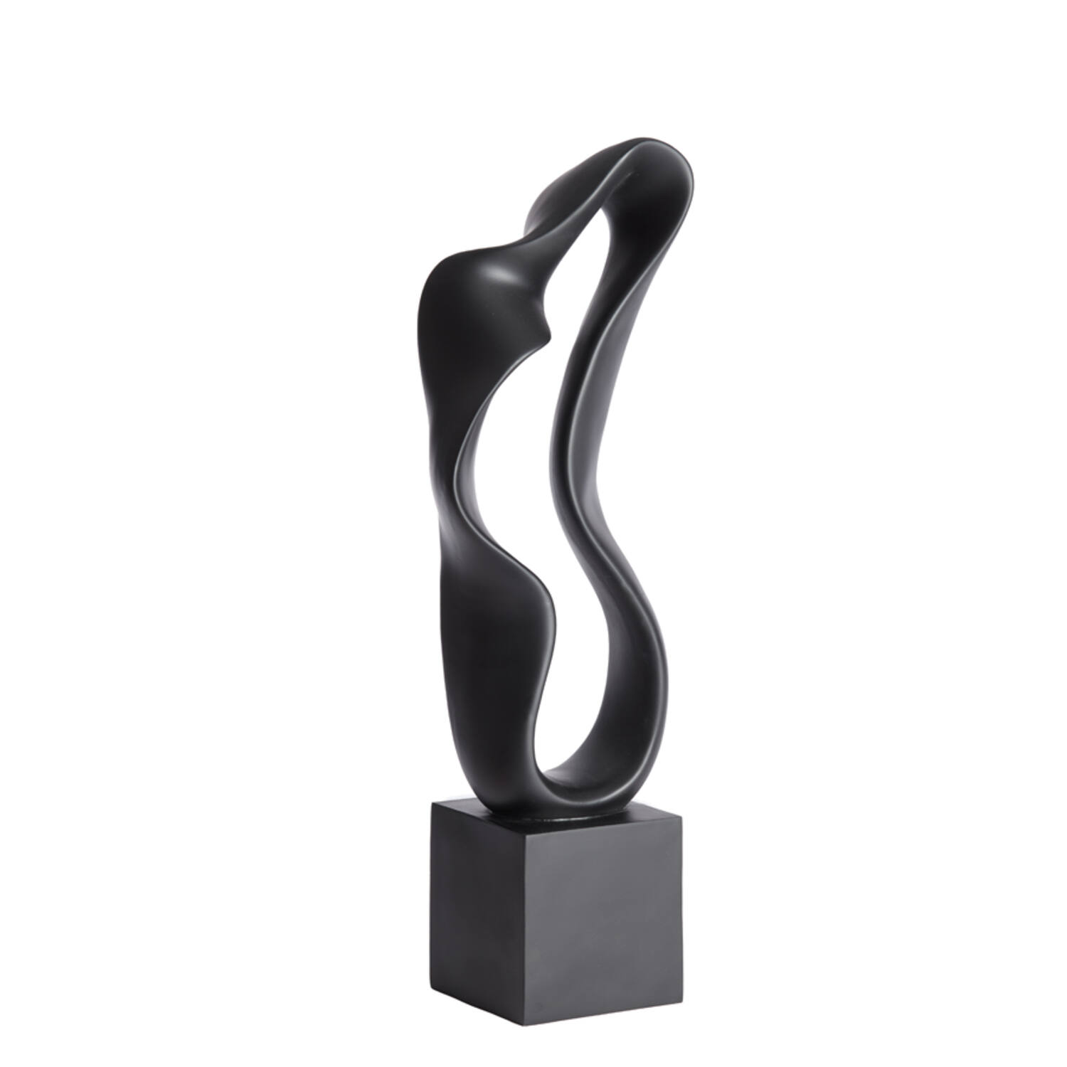 Ornament 21,5x15x69,5 cm NAJAC mat zwart