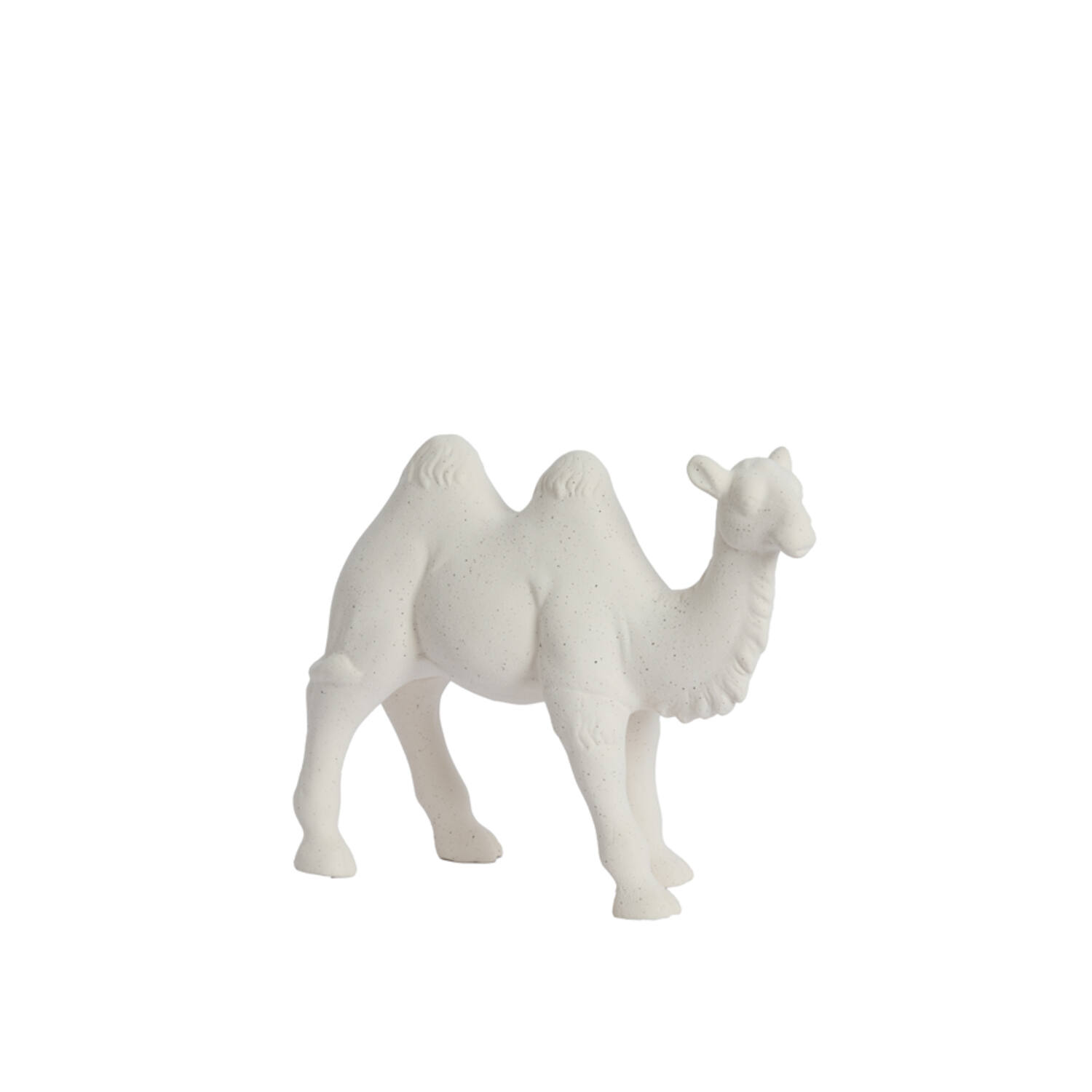 Ornament 31,5x11,5x24 cm CAMEL ceramics matt cream