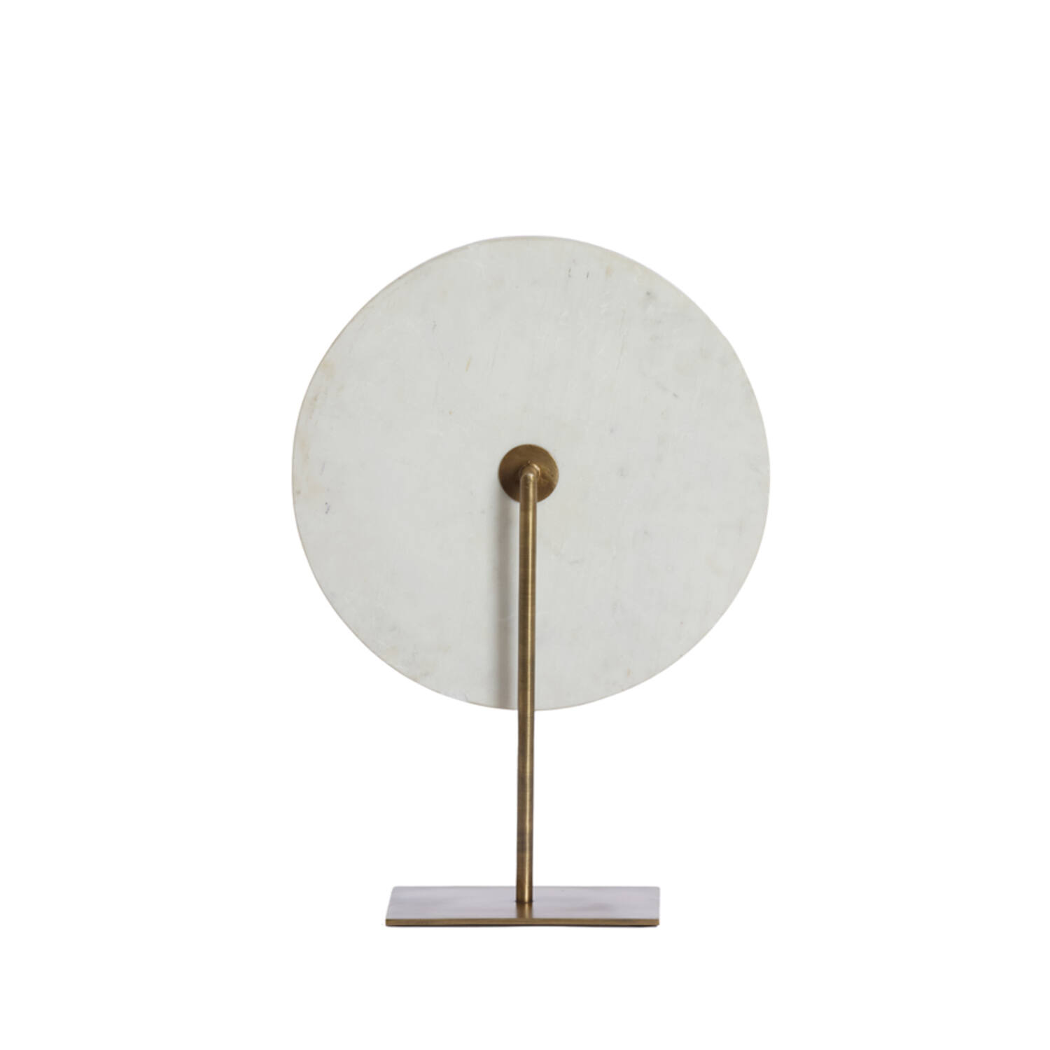 Ornament on base 35x12x50 cm YVO marble white+antique bronze