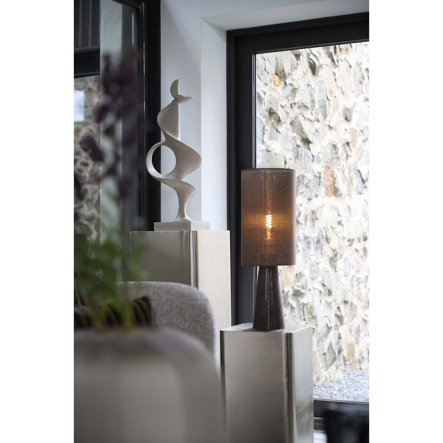 Ornament 28x20x70 cm VUROT taupe