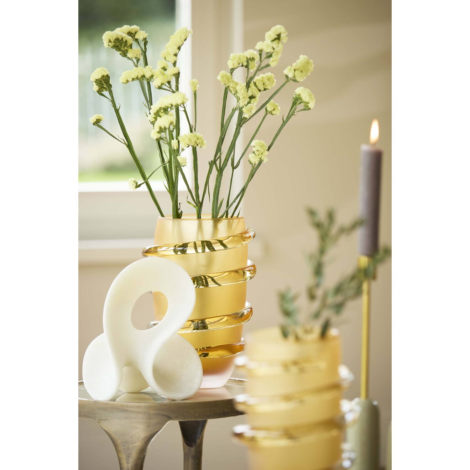 Ornament 19,5x14,5x23 cm ZAINO cream