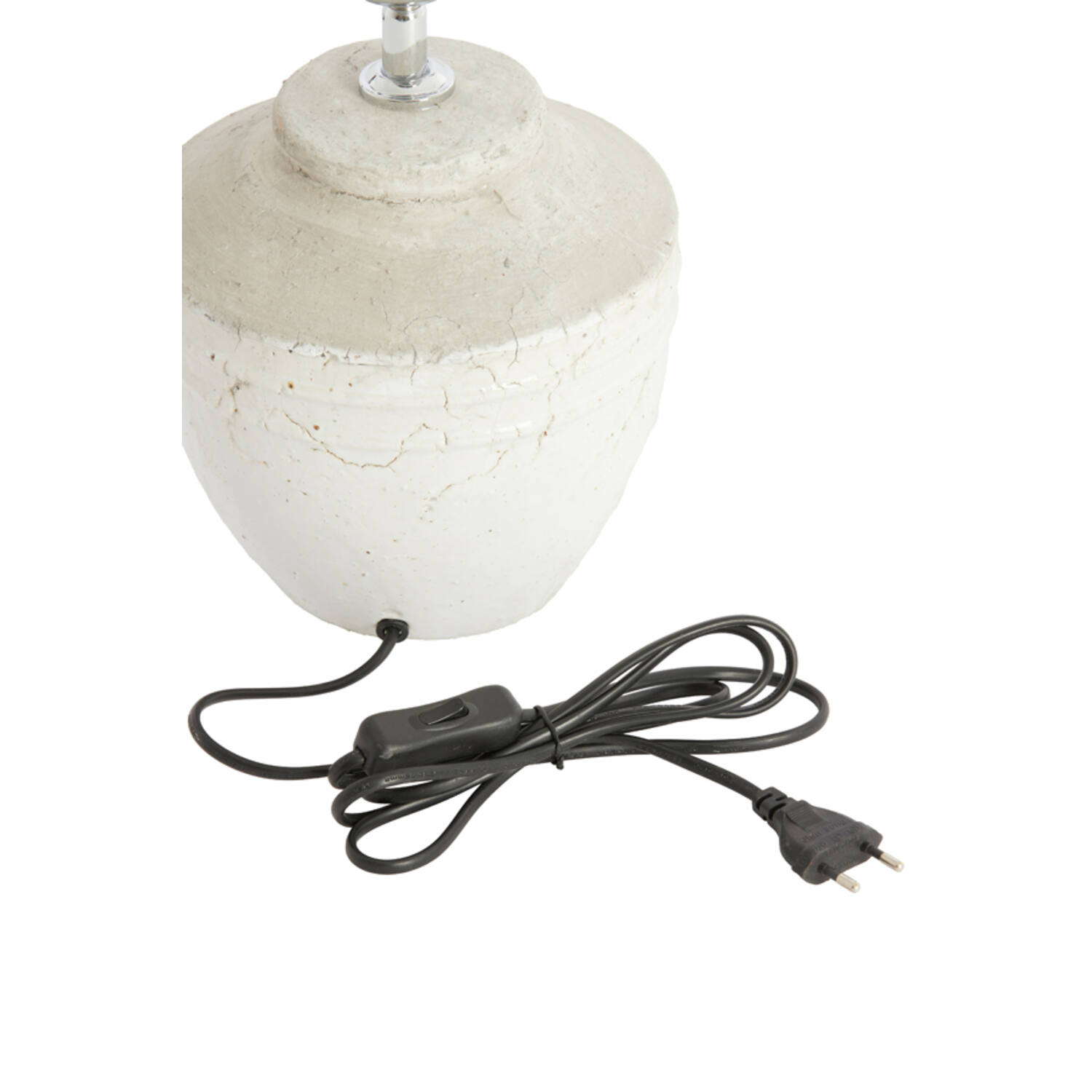 Lamp base Ø20x30 cm TOBA small antique white
