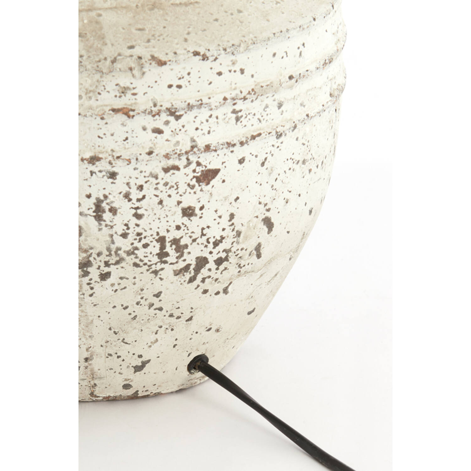 Lamp base Ø25x35 cm TOBA medium antique grey