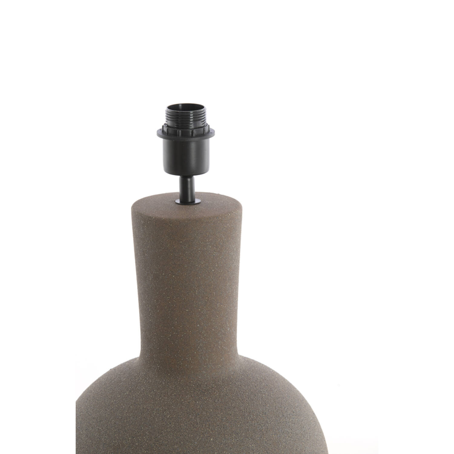 Lamp base Ø28,5x52 cm ULLOA ceramics matt dark brown