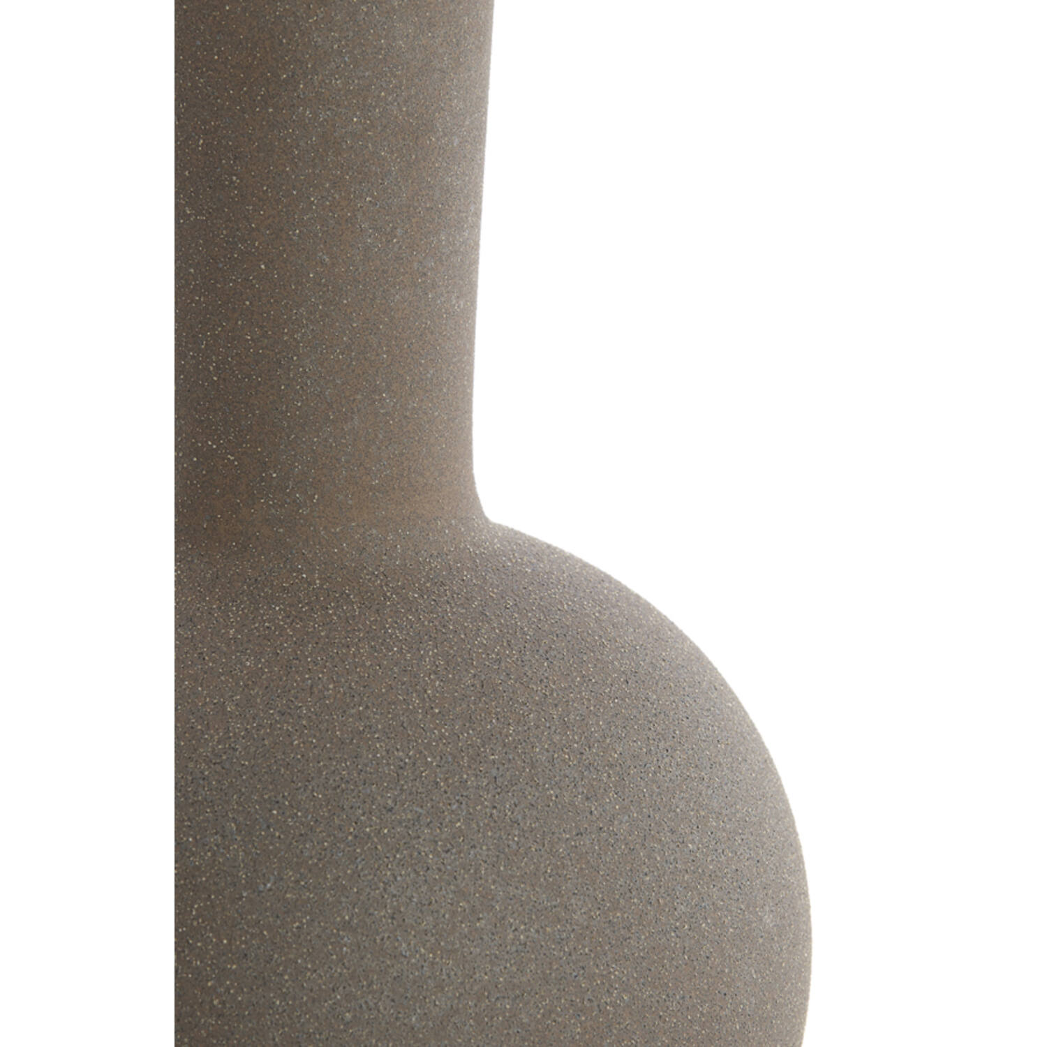 Lamp base Ø28,5x52 cm ULLOA ceramics matt dark brown