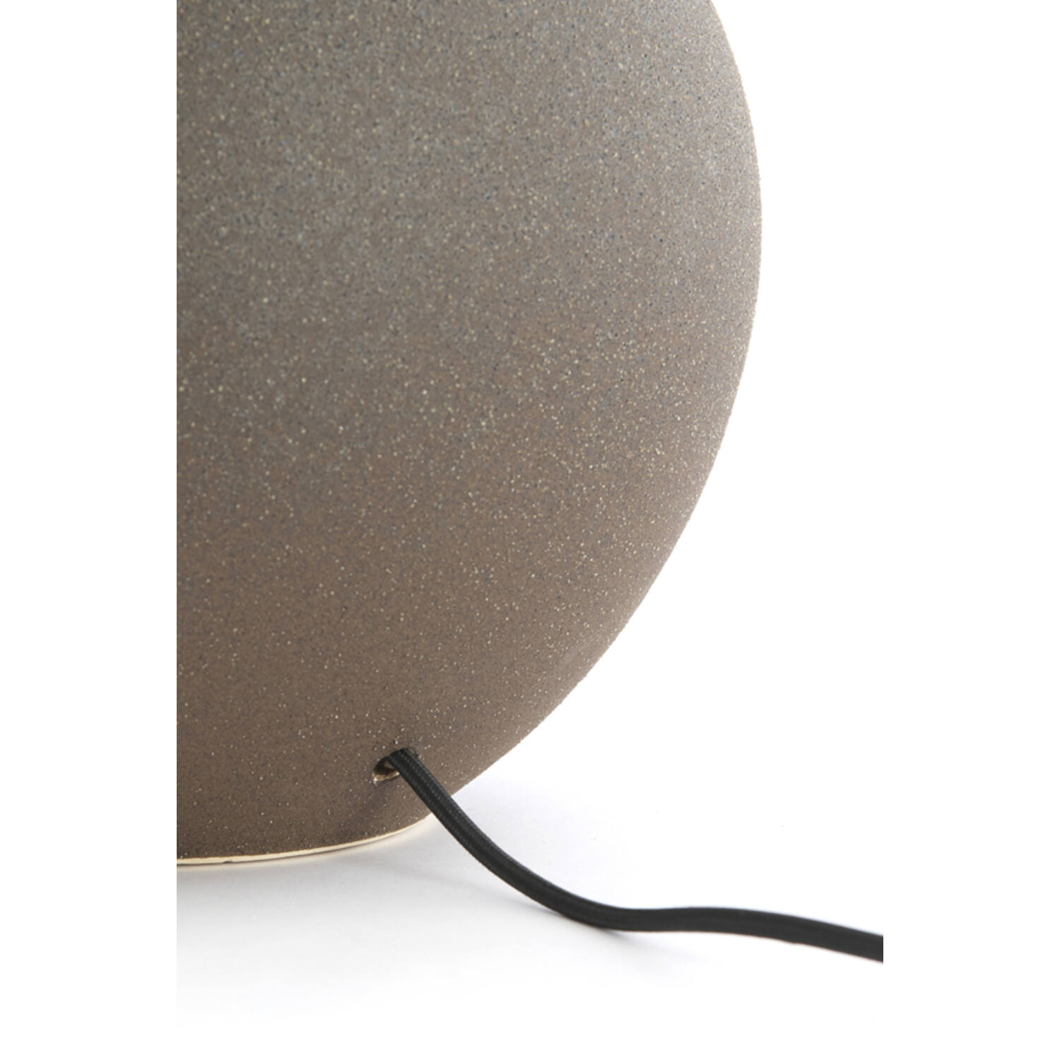 Lamp base Ø28,5x52 cm ULLOA ceramics matt dark brown