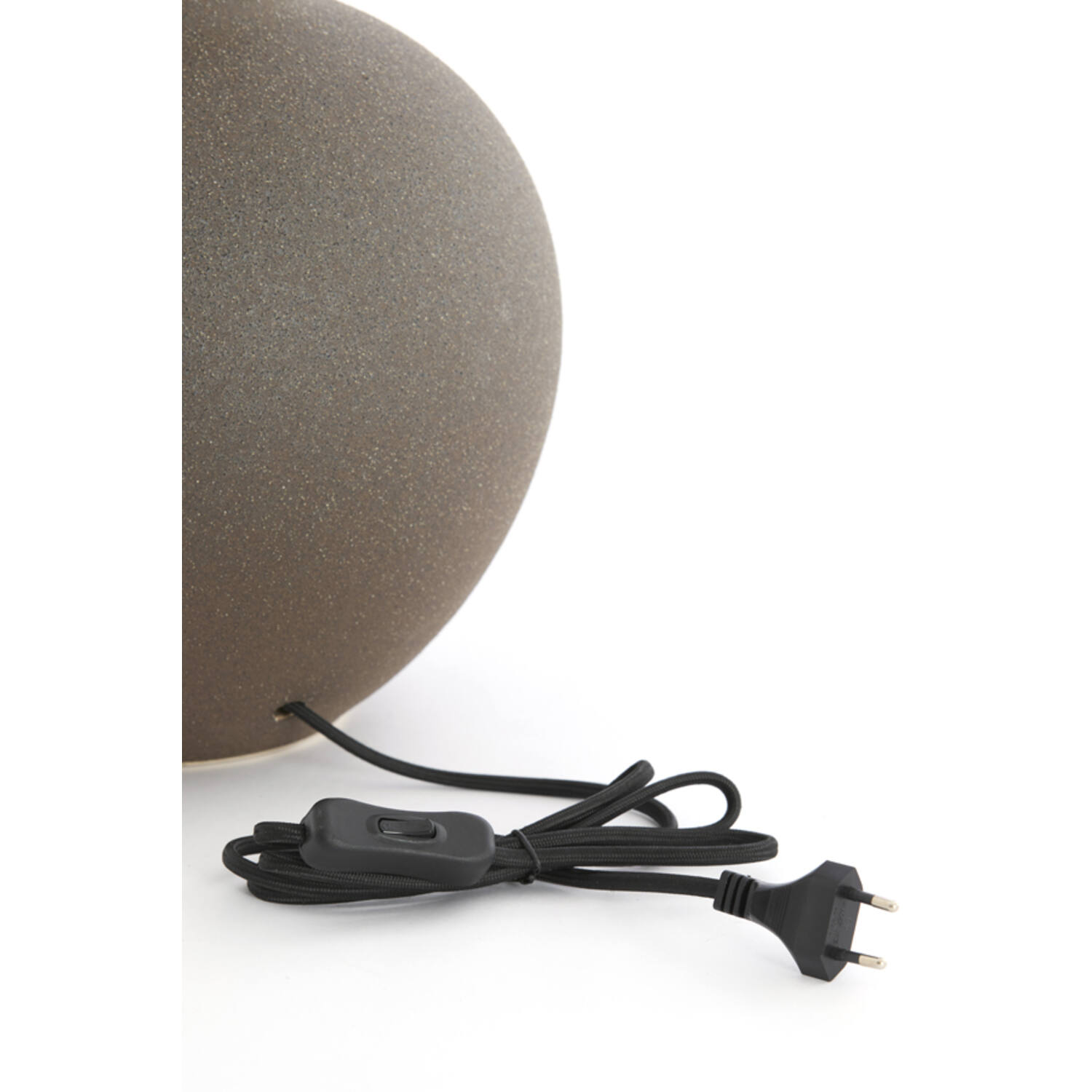 Lamp base Ø28,5x52 cm ULLOA ceramics matt dark brown