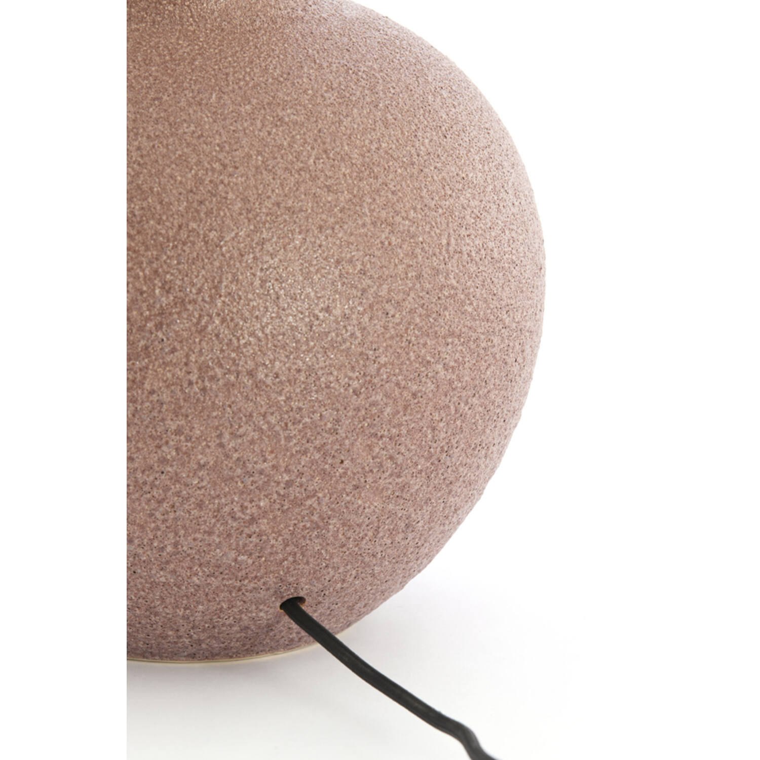 Lamp base Ø28,5x52 cm ULLOA ceramics dark old pink