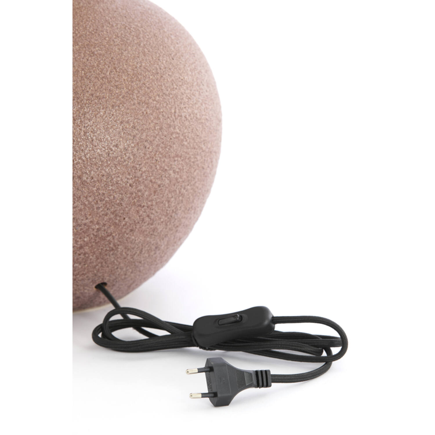 Lamp base Ø28,5x52 cm ULLOA ceramics dark old pink