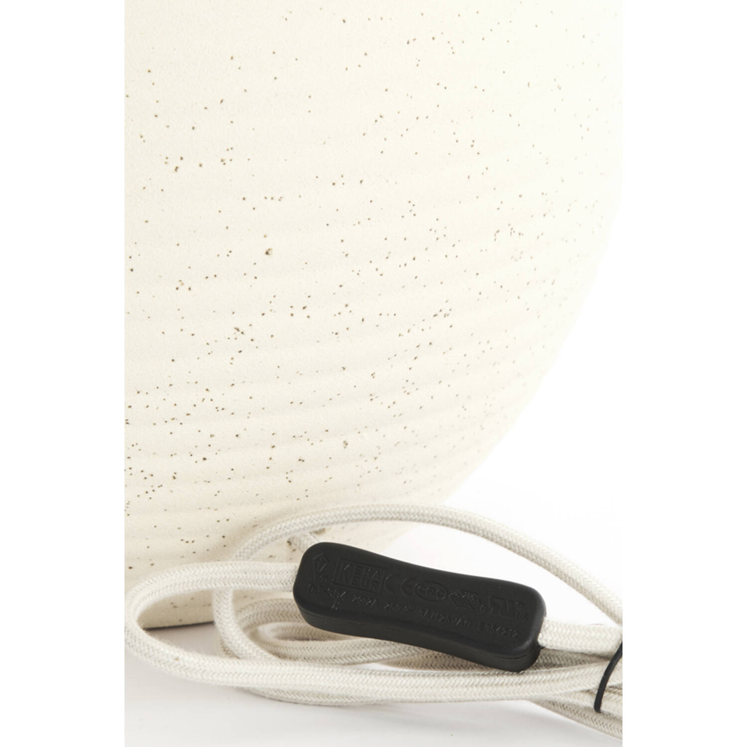 Lamp base Ø34x62 cm ULLOA ceramics matt cream