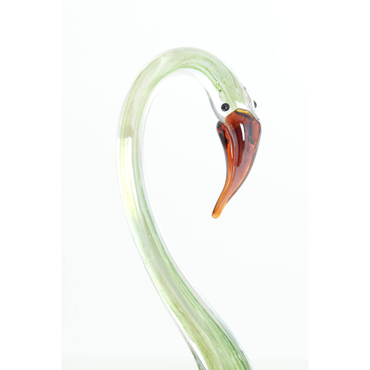 Ornament 17x9,5x29 cm SWAN glas groen