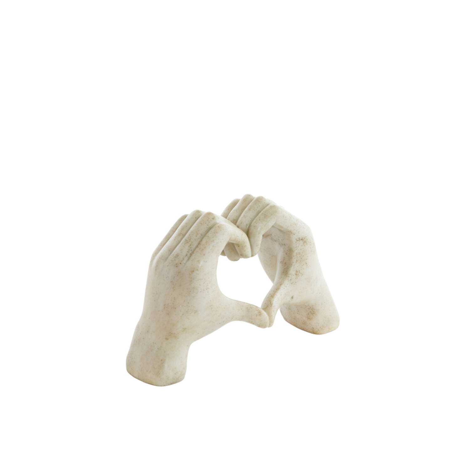 Ornament 24,5x9,5x15 cm HANDS taupe grey