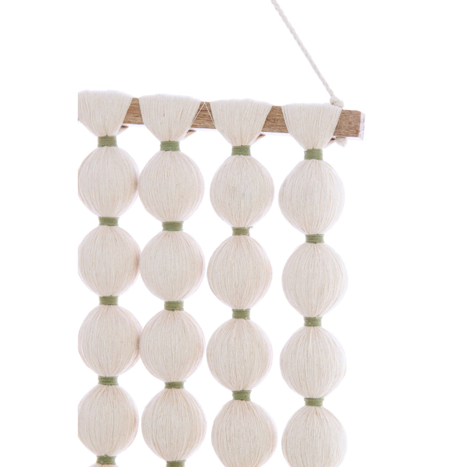 Wandornament 60x4x76 cm WARD crème+groen