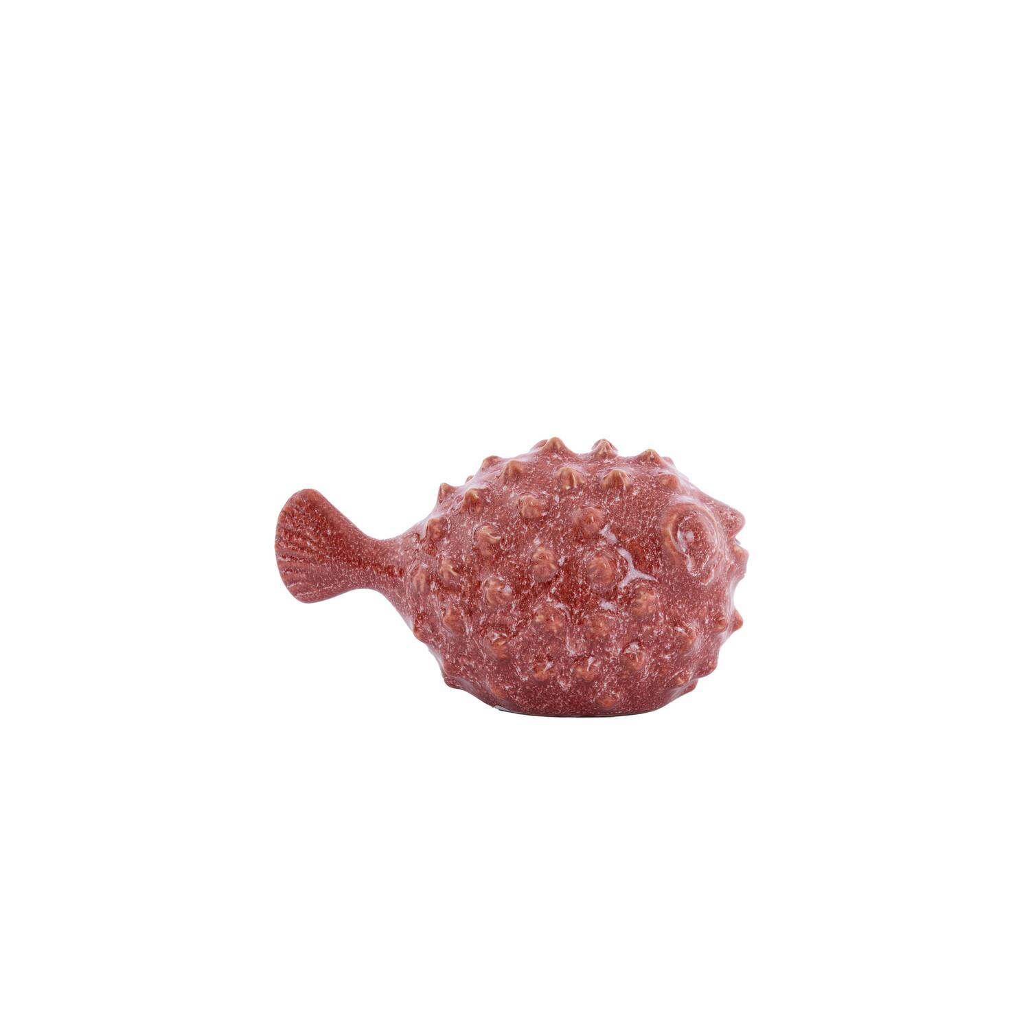 Ornament 20x11,5x11,5 cm FISH ceramics coral