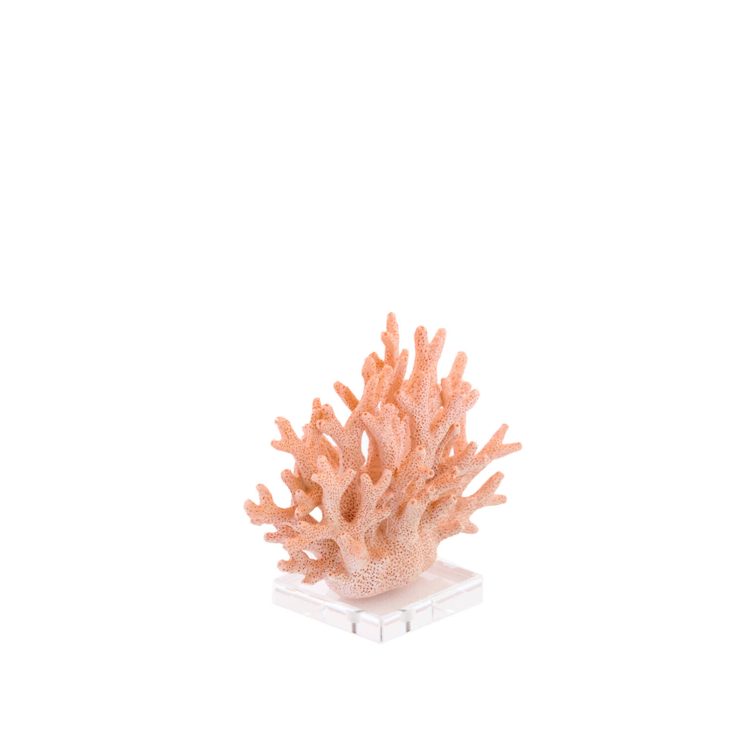 Ornament 19,5x8,5x15,5 cm CORAL licht roze