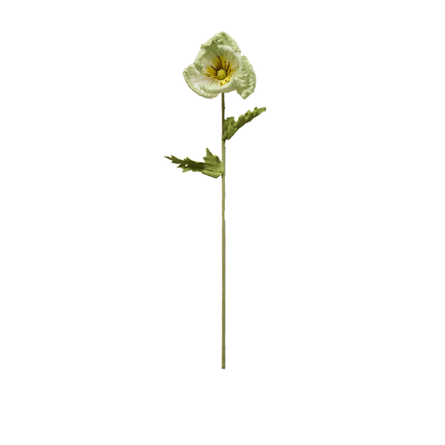 Artificial flower 15x15x57 cm CATO paper green+light green