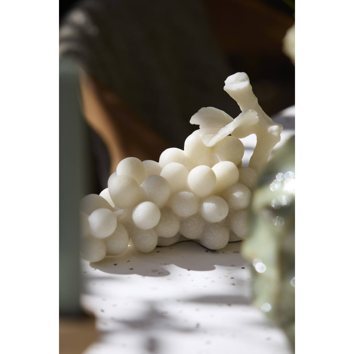 Ornament 24x11,5x15 cm GRAPE cream