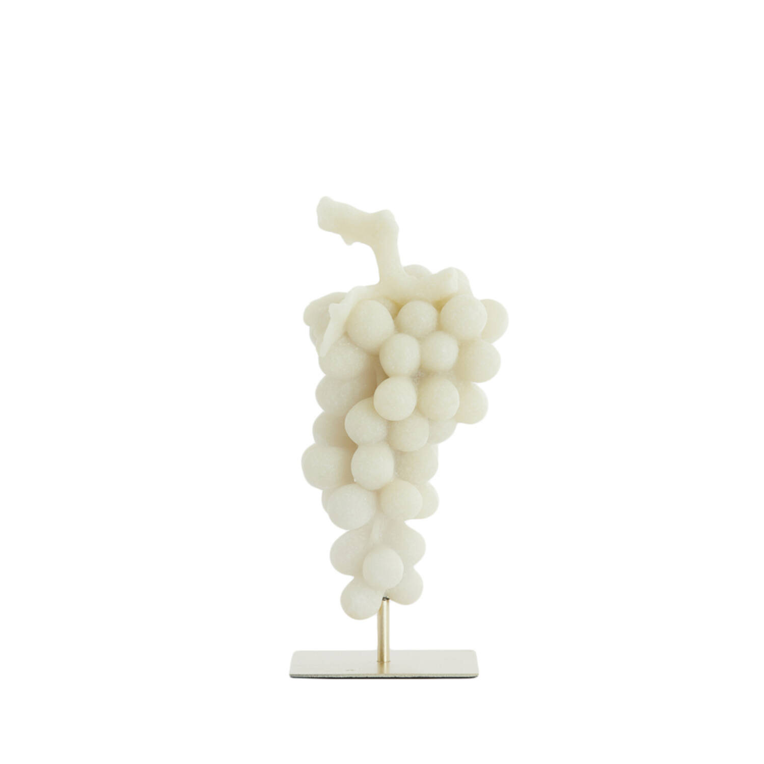 Ornament on base 14x12,5x30,5 cm GRAPE cream+antique bronze