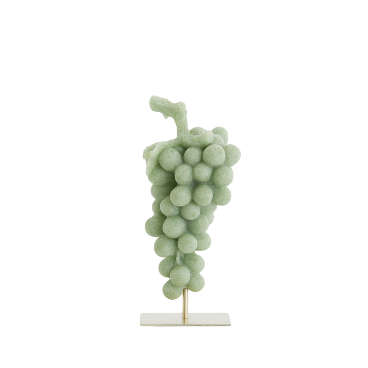 Ornament on base 14x12,5x30,5 cm GRAPE green+antique bronze